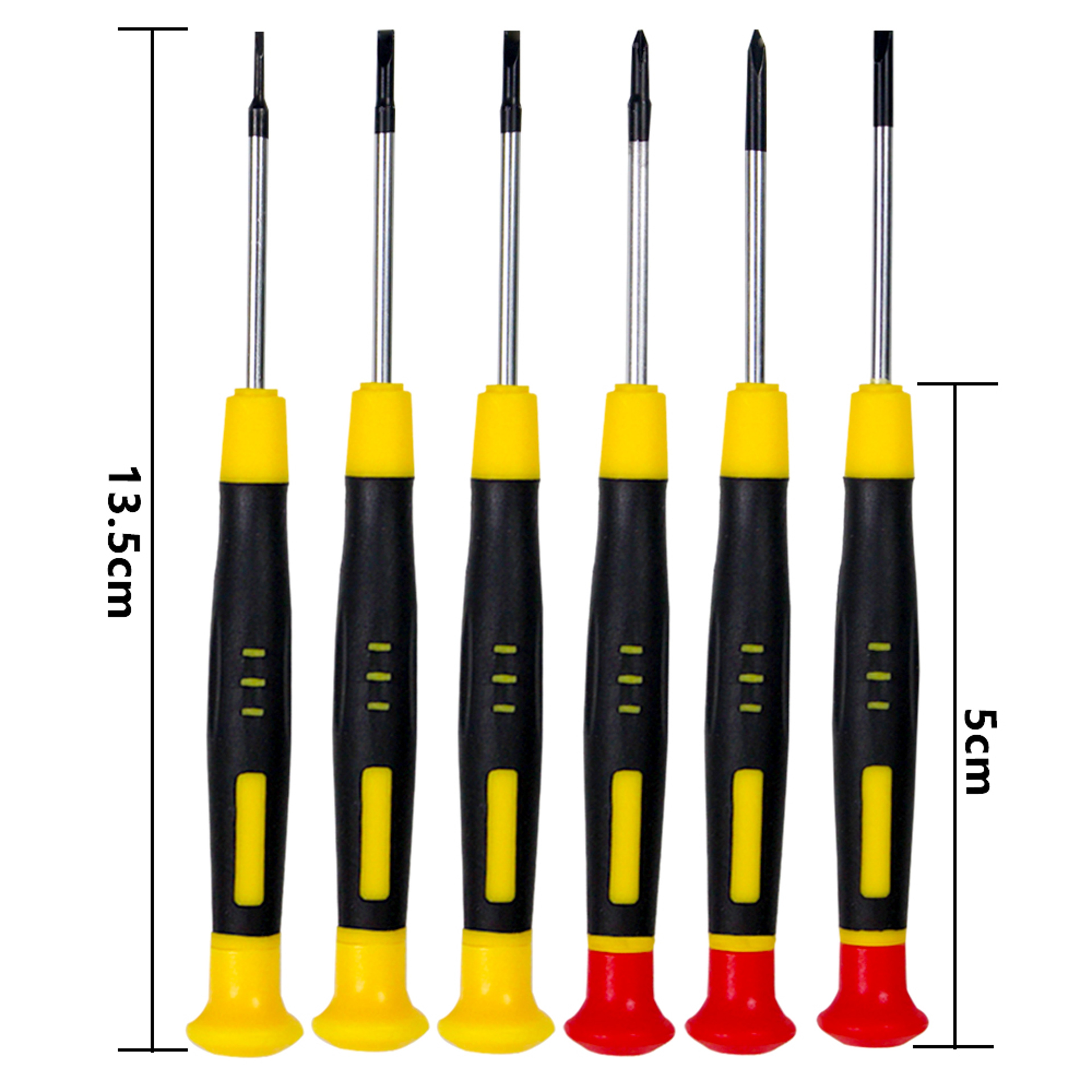 Tool Kit with Different Size Flathead and Philips Screwdrivers for Electronics, Jewelry, and Watch Repair – view 2