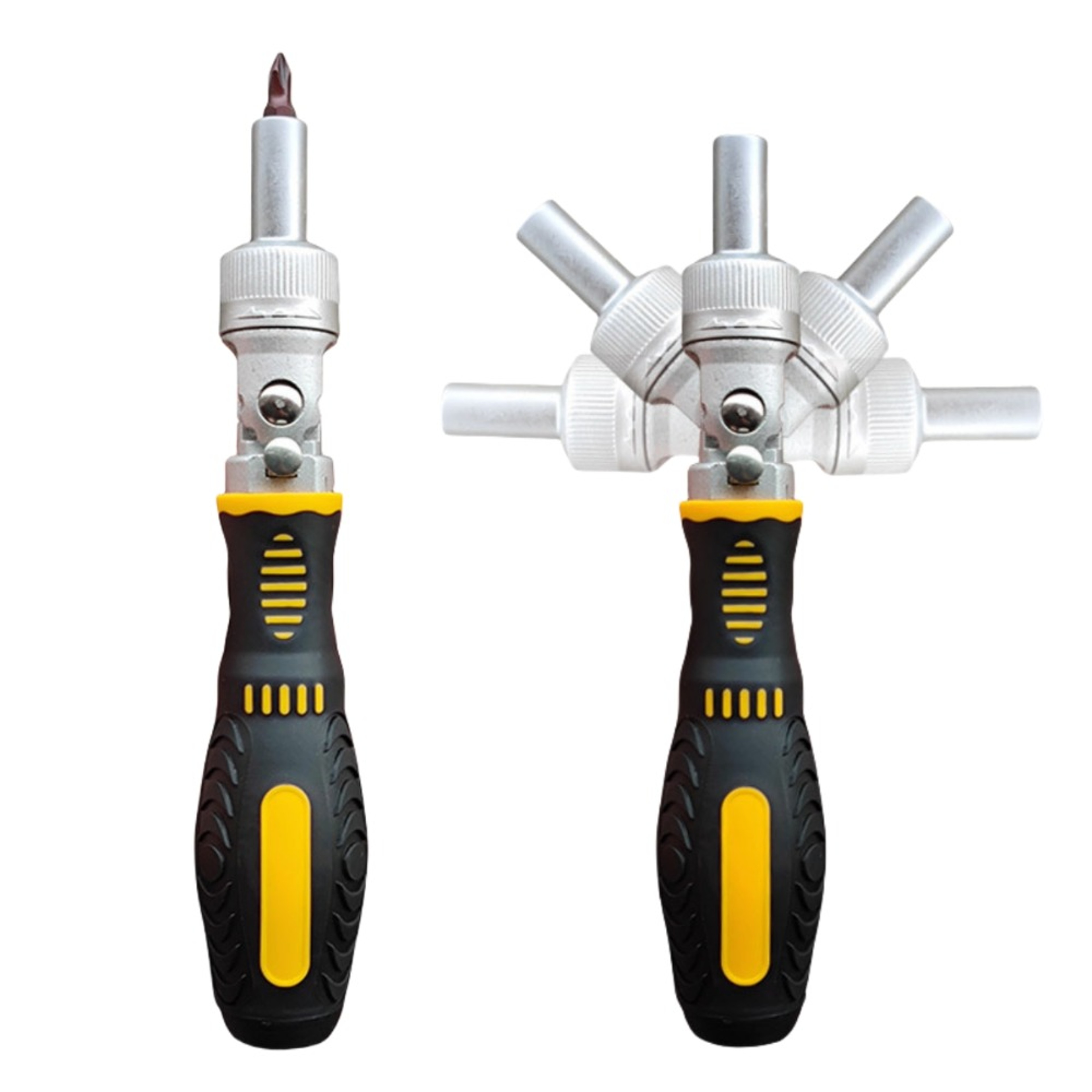 Labor-Saving Ratchet Two-Way Screwdriver Set, Cross One-Word Screwdriver Bit Kit for Home Use – view 6