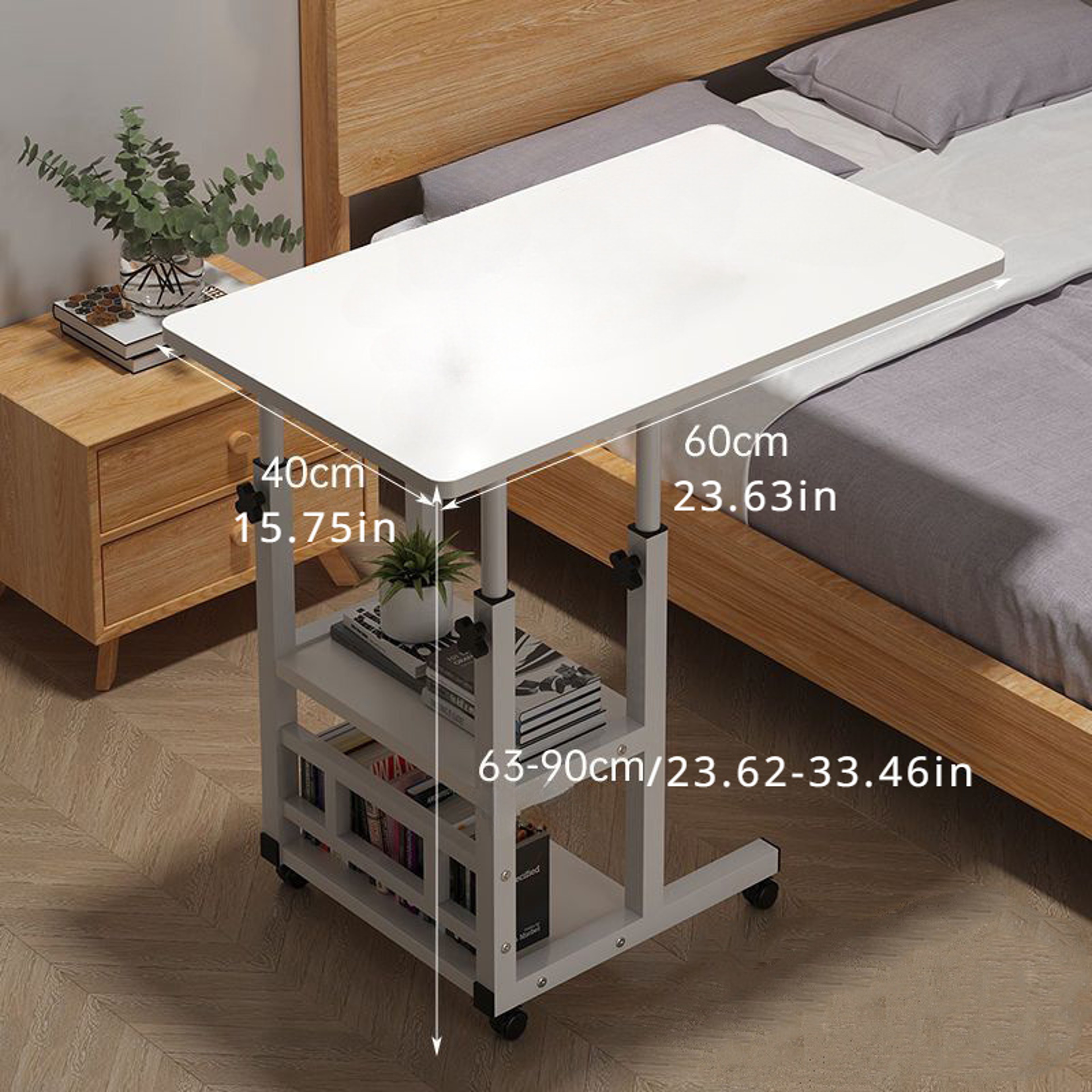 Portable Non-Wooden Multifunctional Adjustable Table, Expandable and Foldable, Ideal for Home Office – view 6