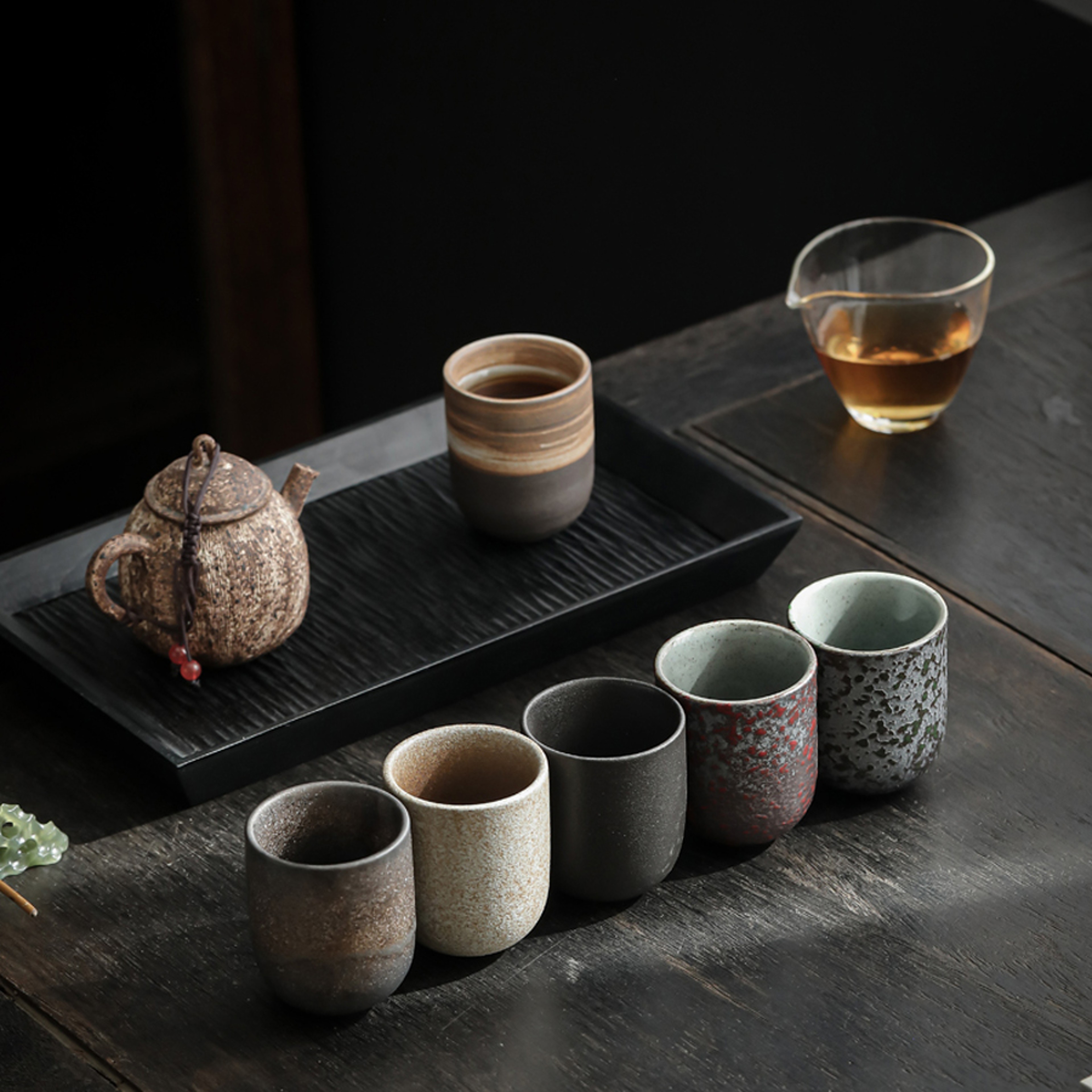 New Vintage Ceramic Tea Mug Japanese Stoneware Sake Cup Healthy Drinkware 1