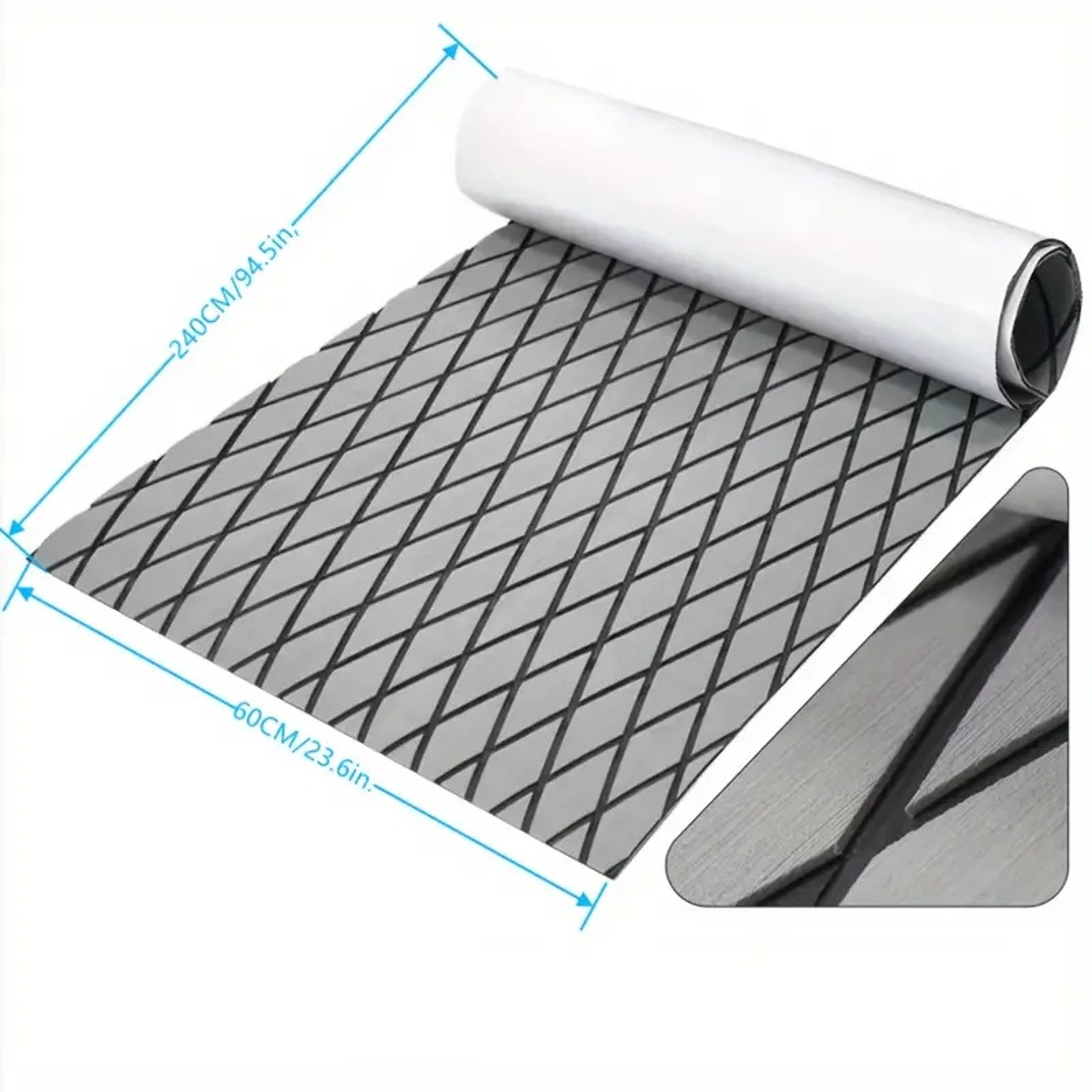 Thick EVA Foam Boat AntiSkid Diamond Floor Mat UV Resistant Navigation Carpet 7