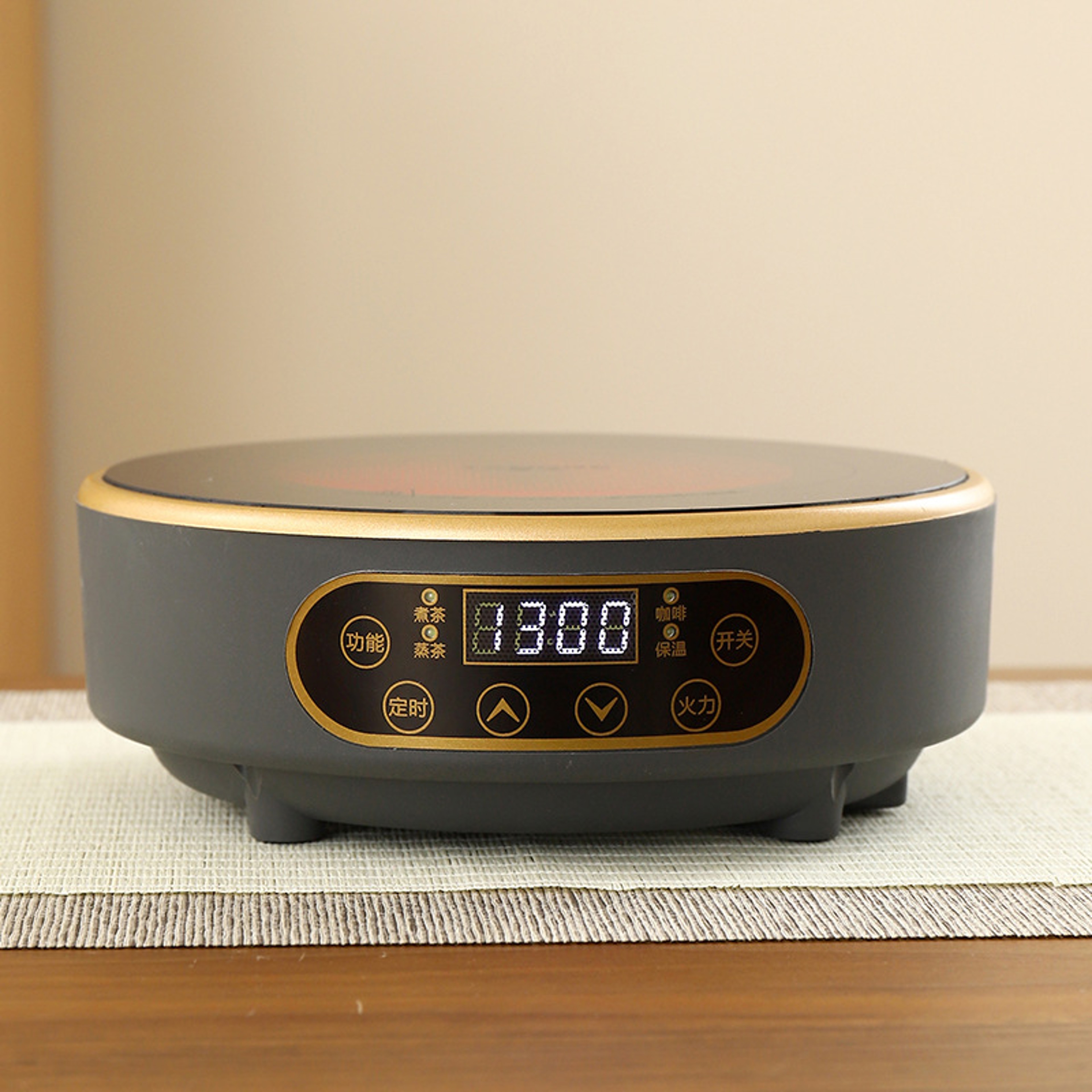 Electric Hot Plate Heater Stove, Gear Heating Furnace Mini Tea Maker – view 8