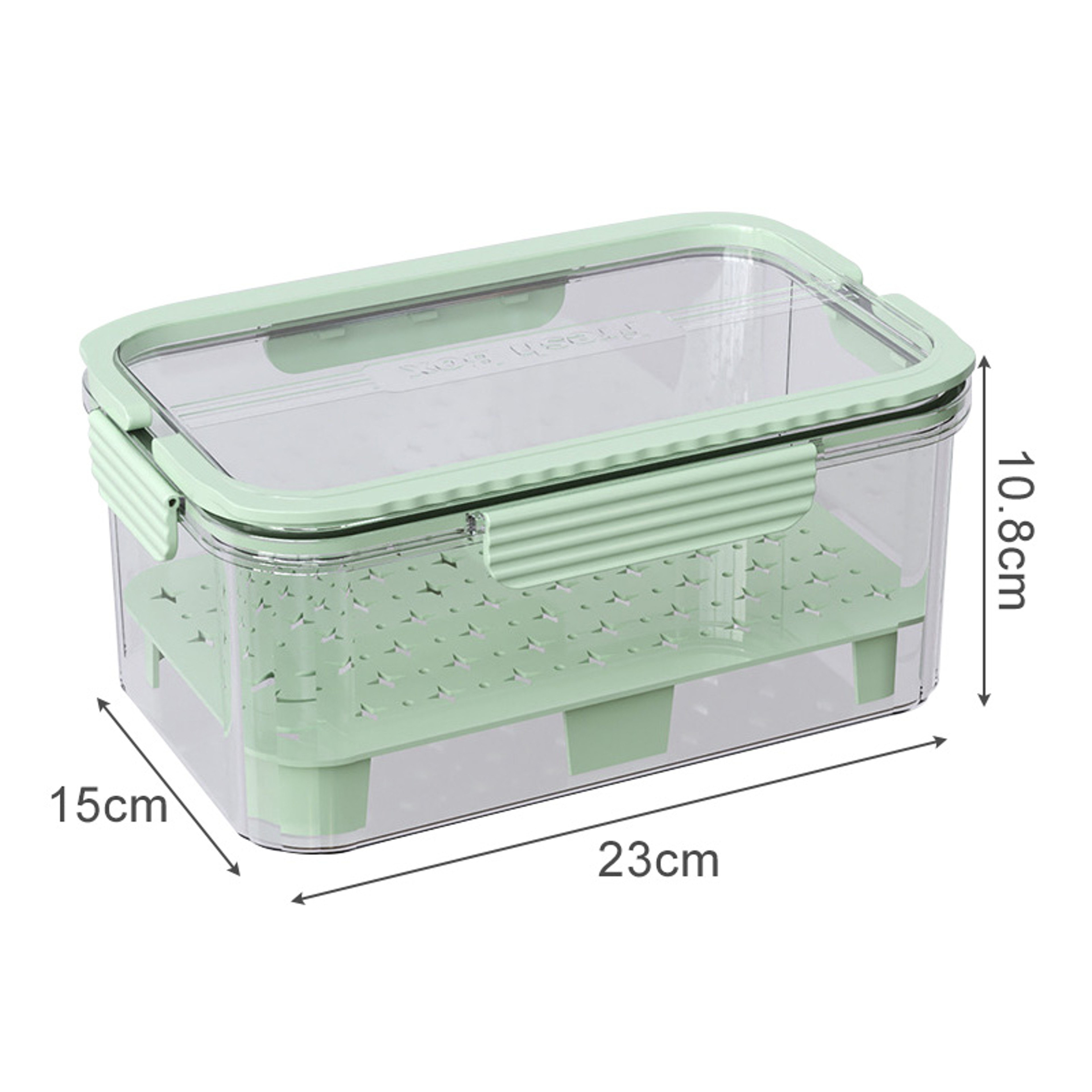 Sealed Storage Box For Fruit Portable Handheld Food Preservation Box Kitchen Organizer For Picnic C 5