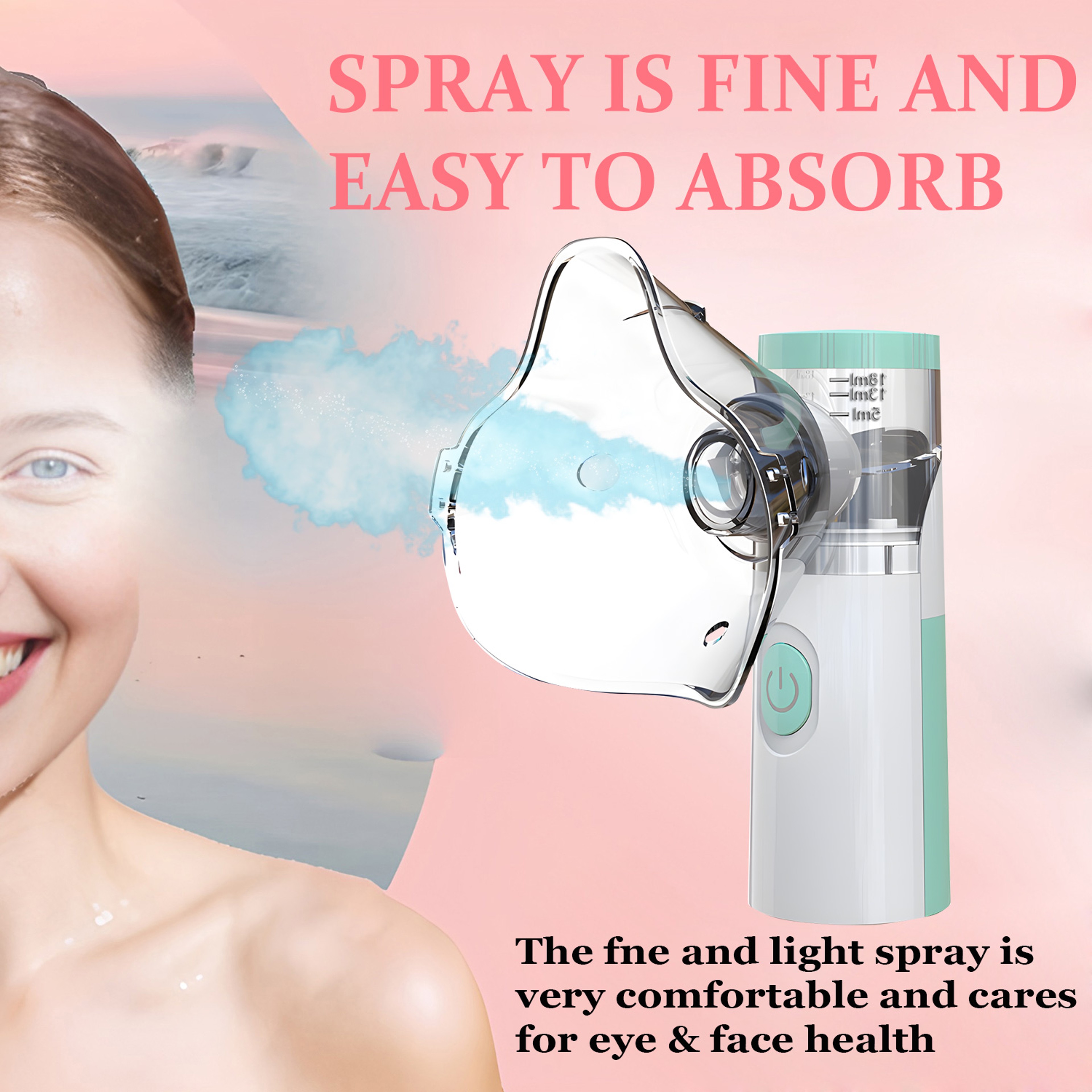 Ionic Facial Steamer, Skin Heating Sprayer, Moisturizing Pore Cleaner Tool – view 3