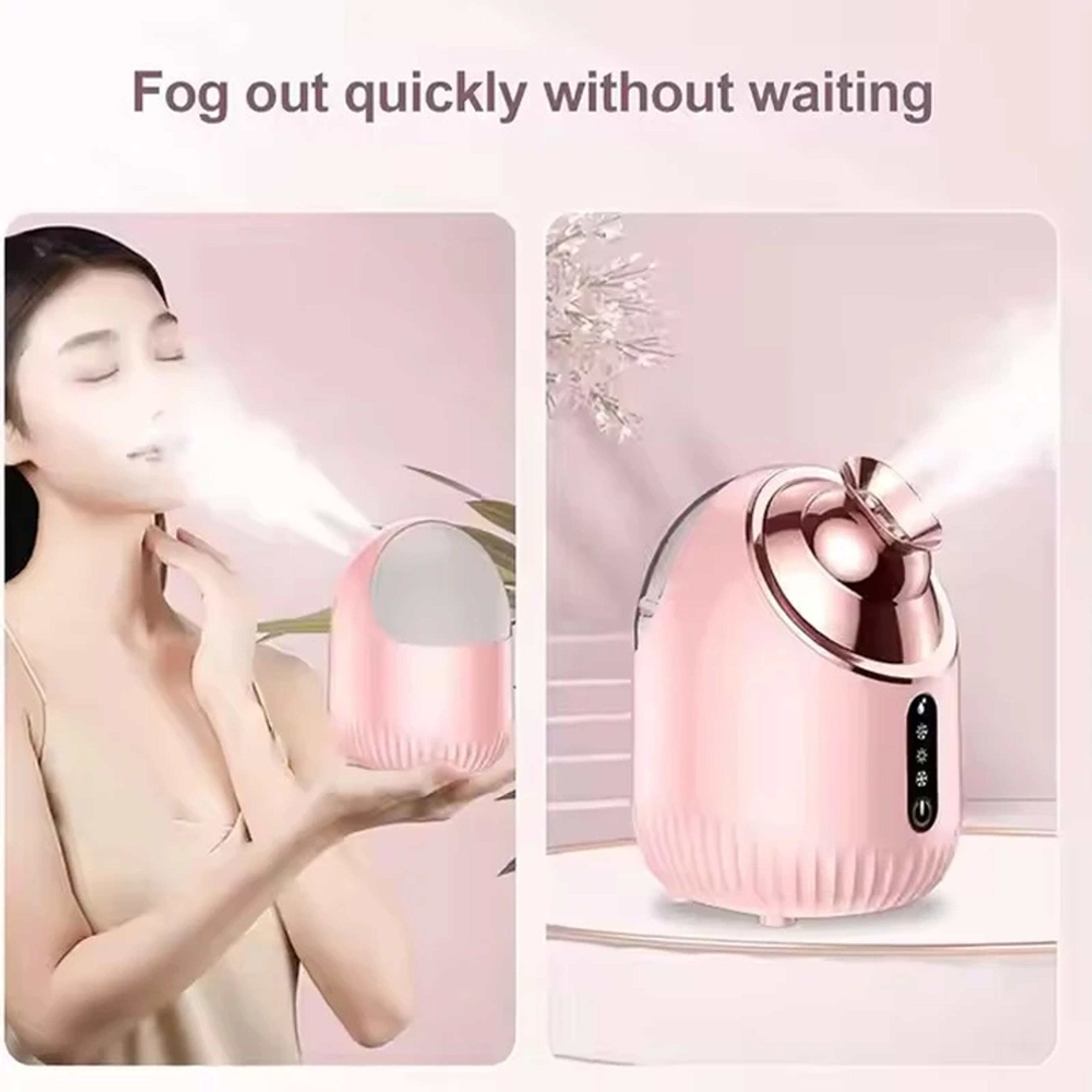 Cold And Warm Mist Facial Steamer For Deep Cleaning Sauna Vaporizer Sprayer For Salon Skin Care And 4