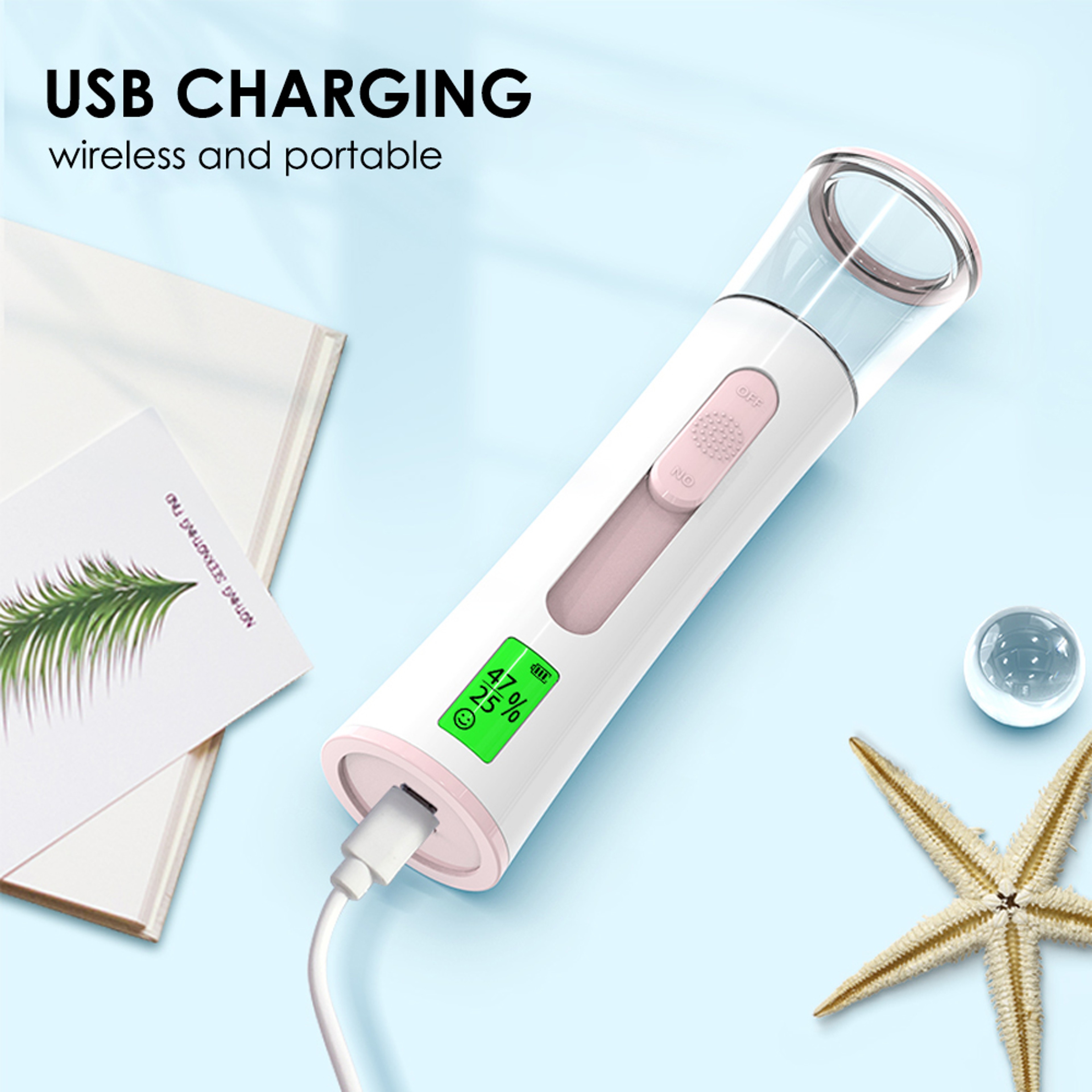 Cooler Facial Mister Ultrasonic Nano Mist Sprayer  Moisturizer Steamer 3