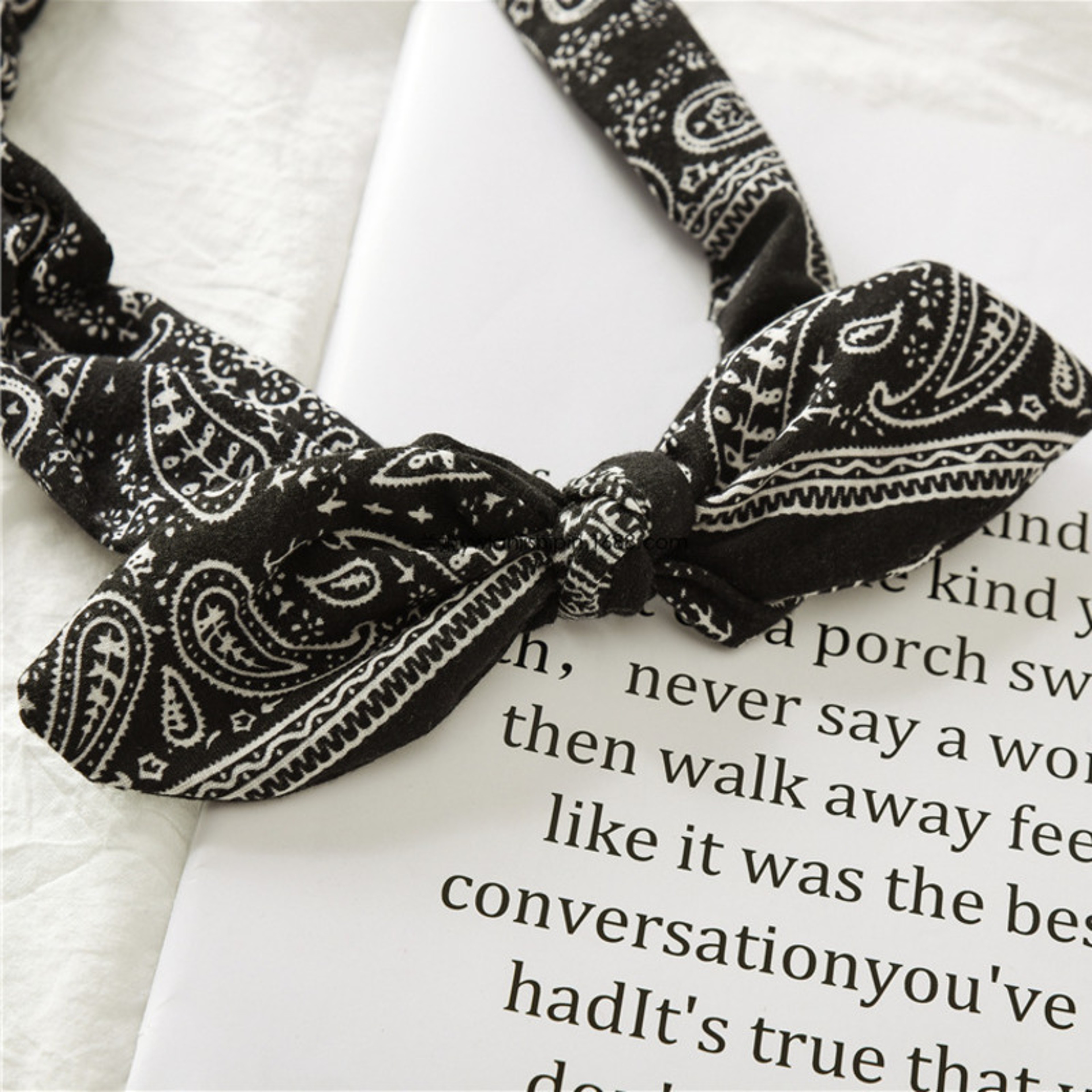 Vintage Cross Knot Elastic Headbands For Women Soft Boho Turban Bandanas Girls Hair Bands Accessori 4
