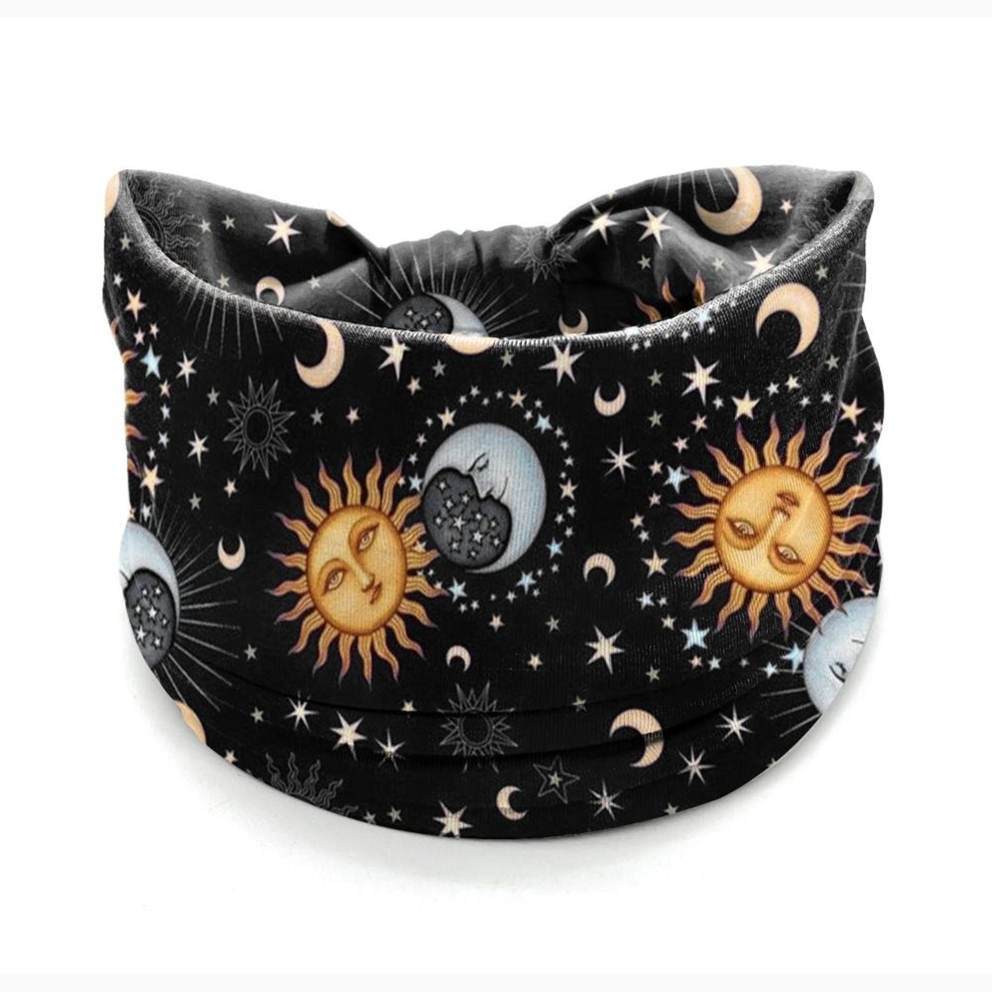 New Vintage Elastic Knot Turban Bohemia Print Wide Headbands Soft Headwrap For Women Girls Yoga Ban 23
