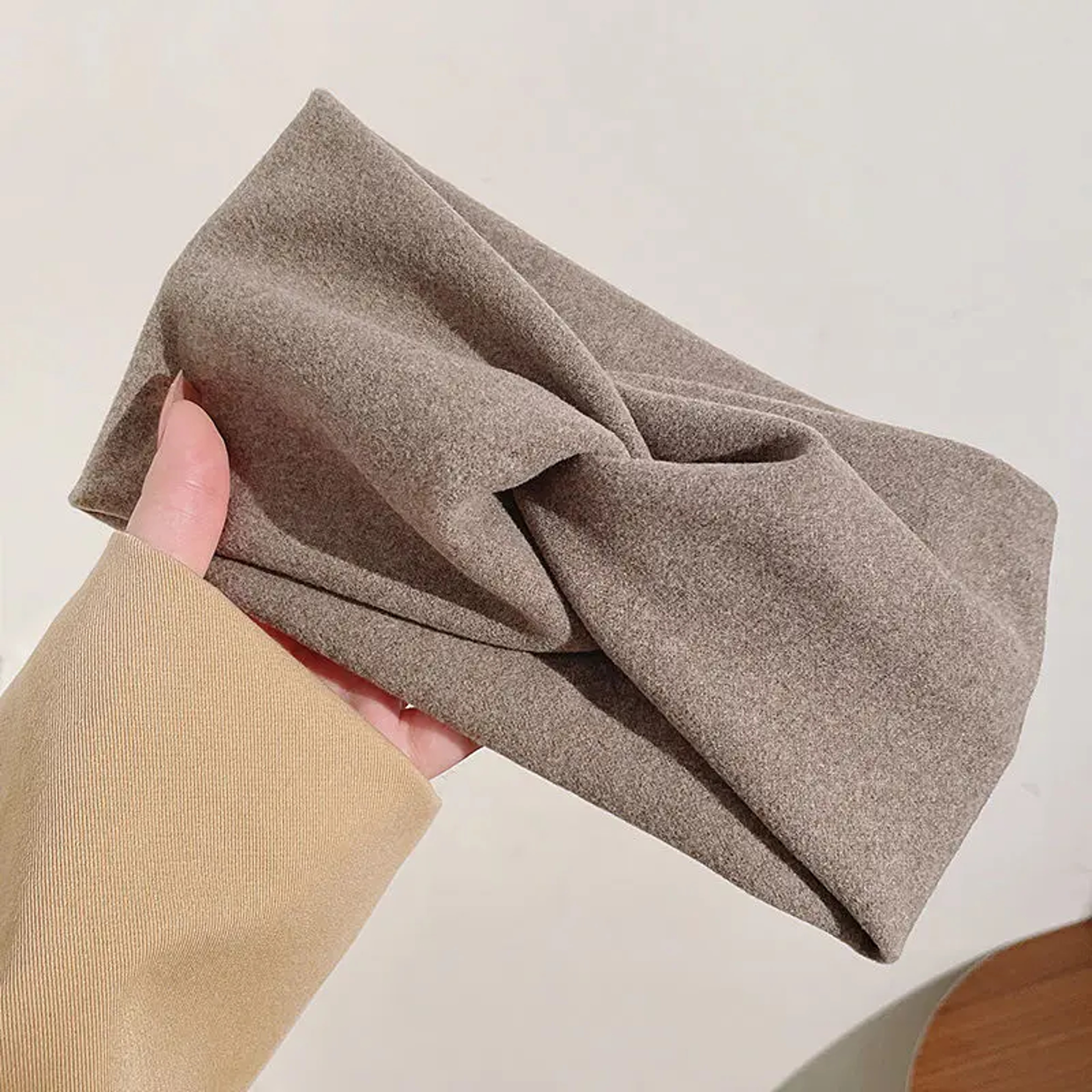 Women Girl Cross Stretch Fabric Headband Headpiece, Fashion Autumn Winter Wide Edge Turban Hair Accessories – view 12