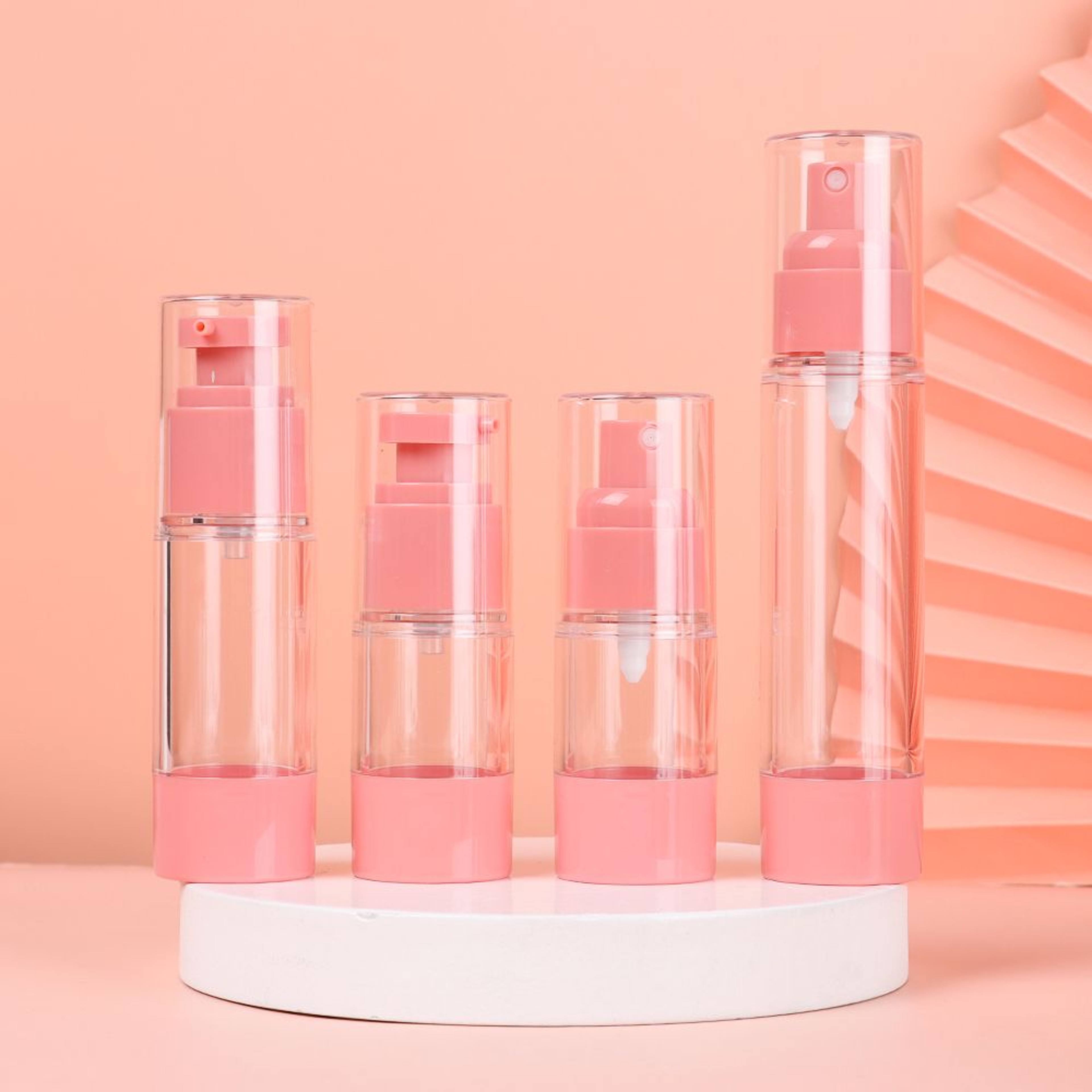 Lotion Empty Container Refillable Makeup Tool Squeeze Pump Spray Vacuum Bottle For Skincare Use 2