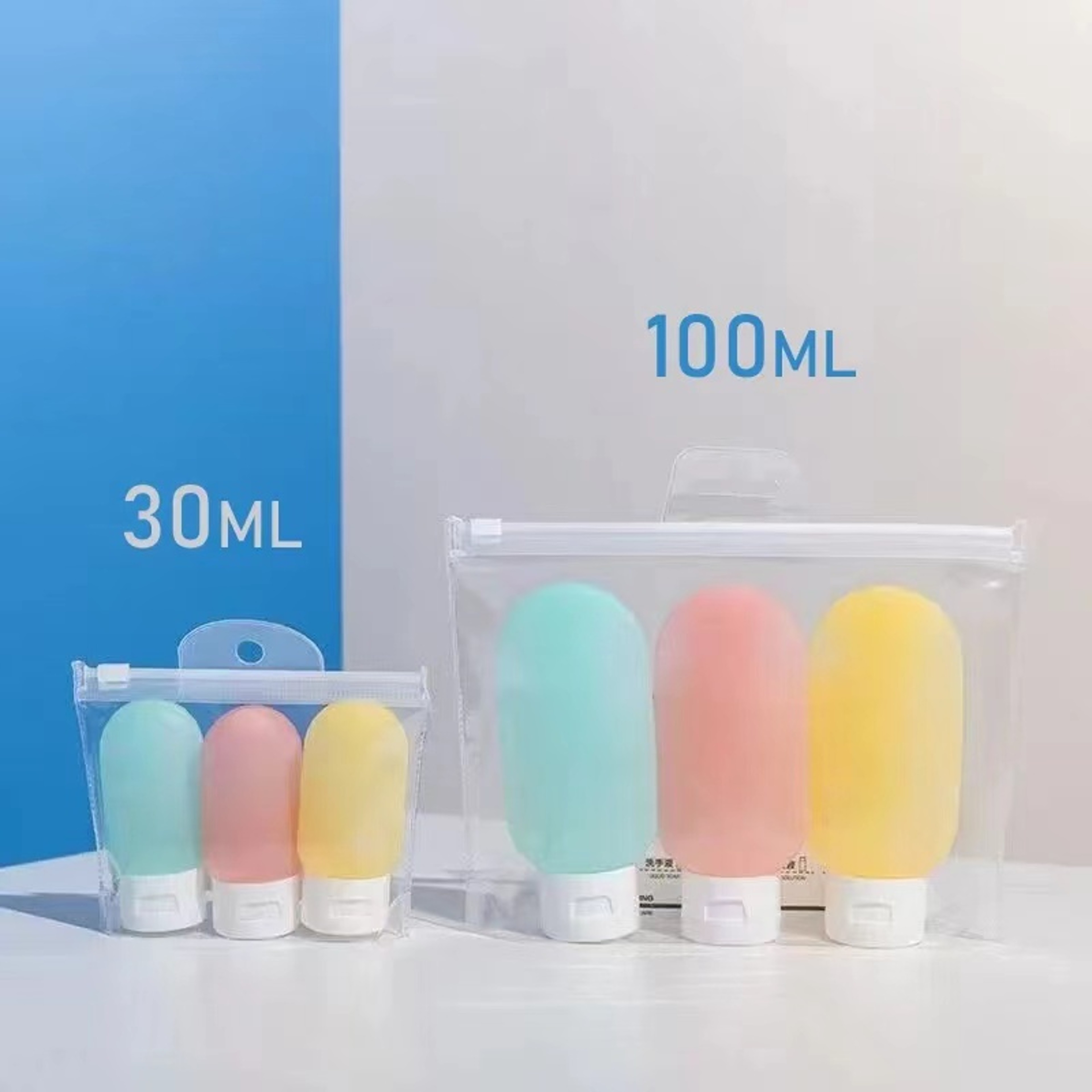 Mini Squeeze Tube Empty Bottle Portable Refillable Lotion Cream Container For Travel Shampoo 0