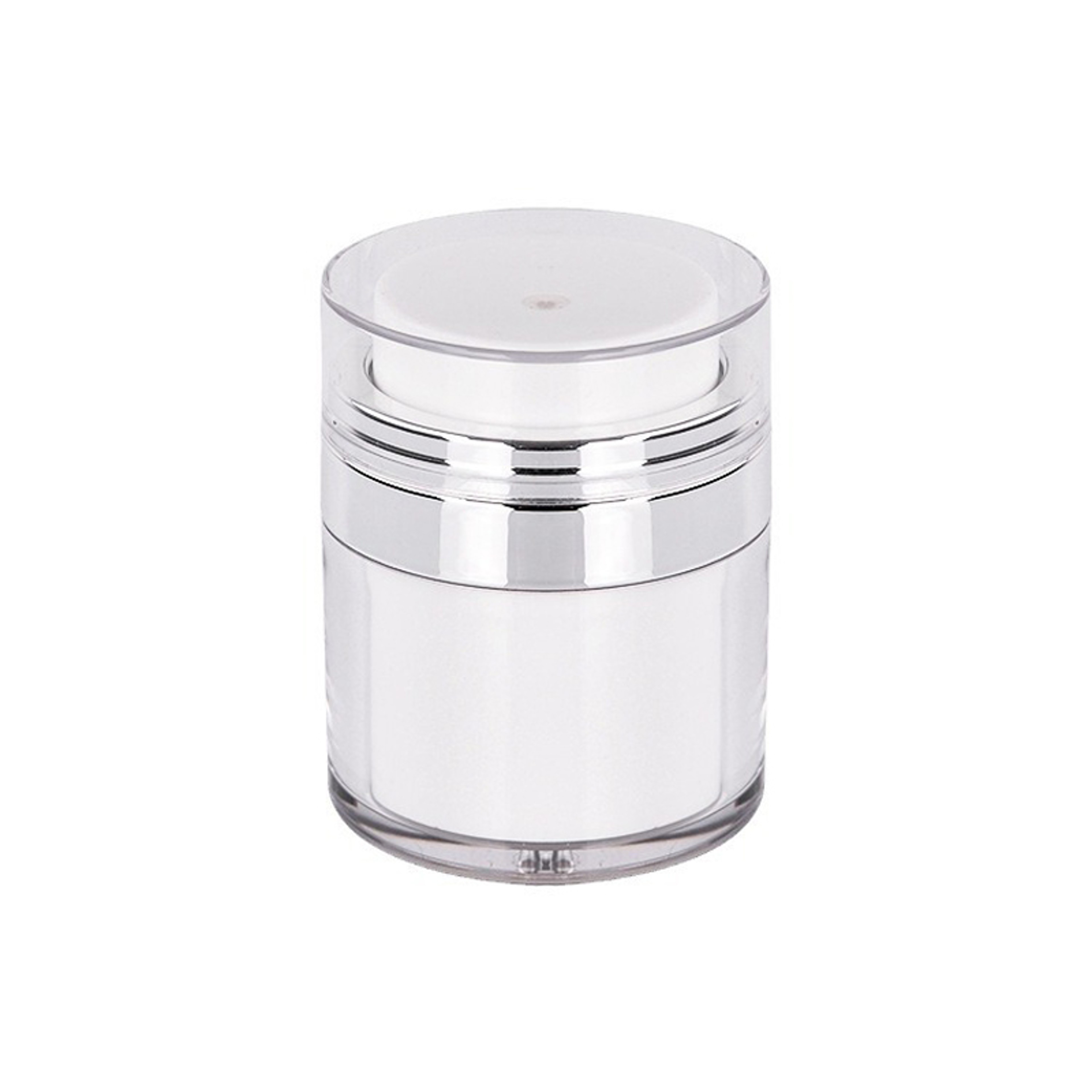 Portable Cosmetic Sub-Bottling Jar Travel, Vacuum Cream Bottle AS Acrylic, Lotion Sunscreen Foundation – view 3