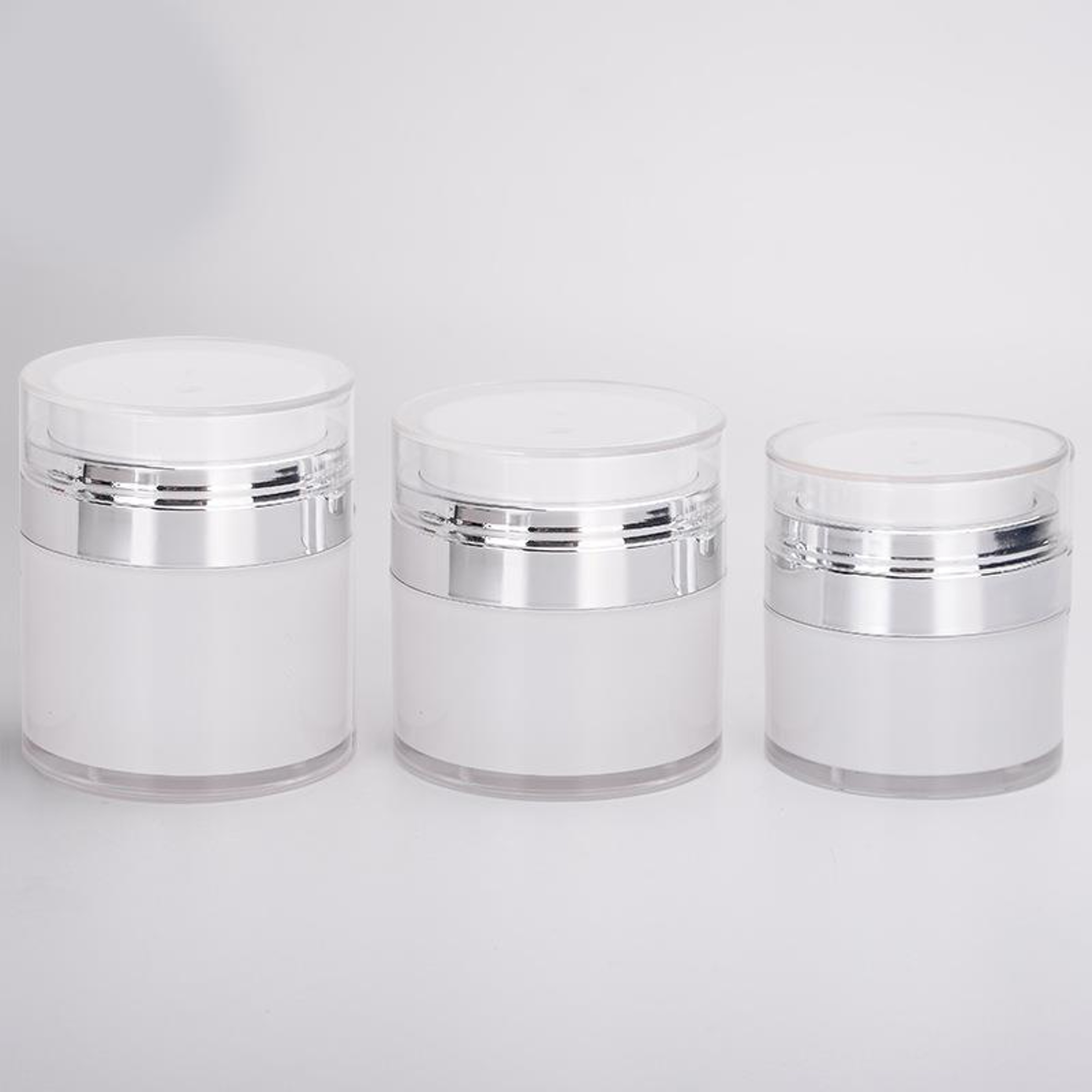 Portable Cosmetic Sub-Bottling Jar Travel, Vacuum Cream Bottle AS Acrylic, Lotion Sunscreen Foundation – view 5