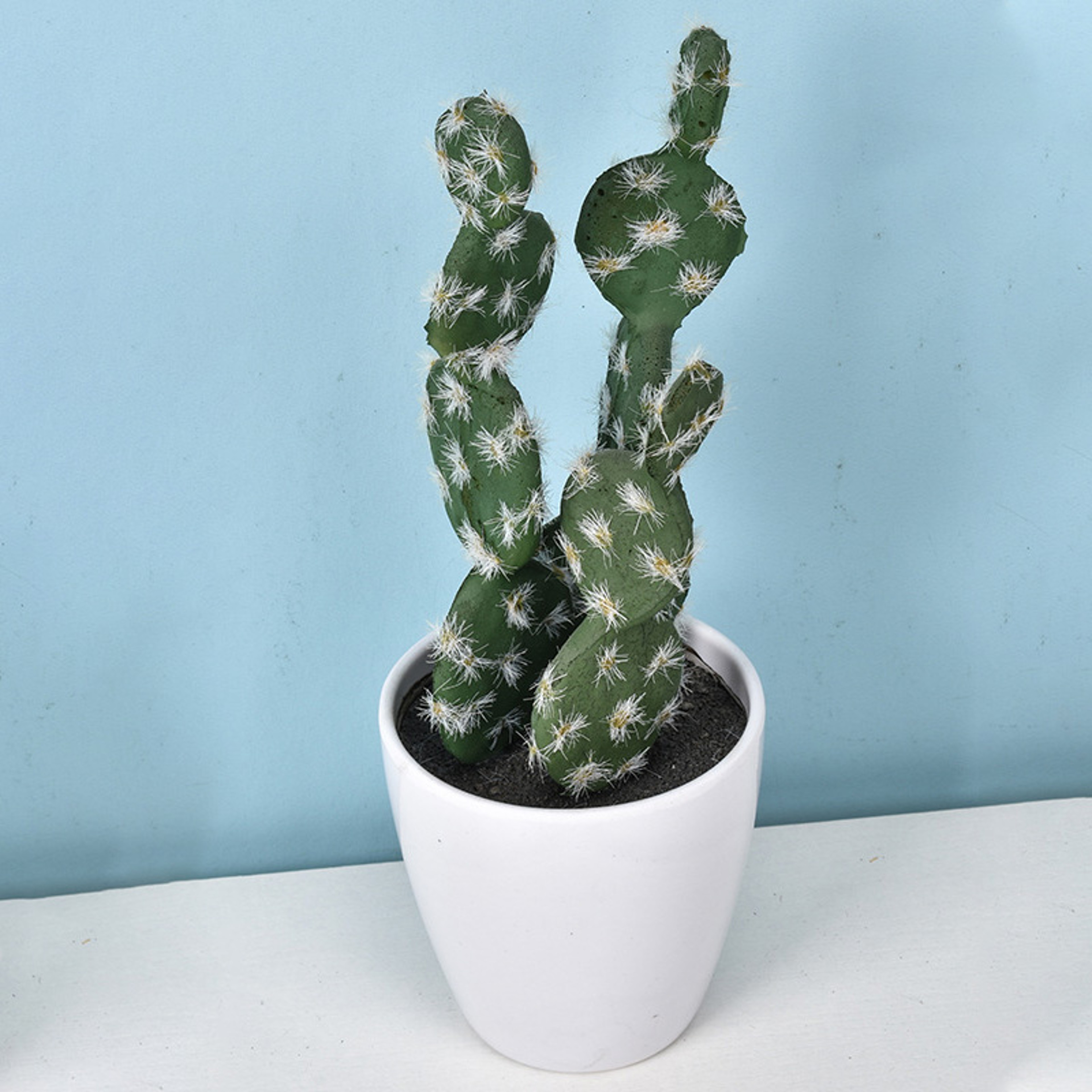 Artificial Plastic Cactus, Realistic Cute Succulent Plant, Home Decor Fake Flower – view 7