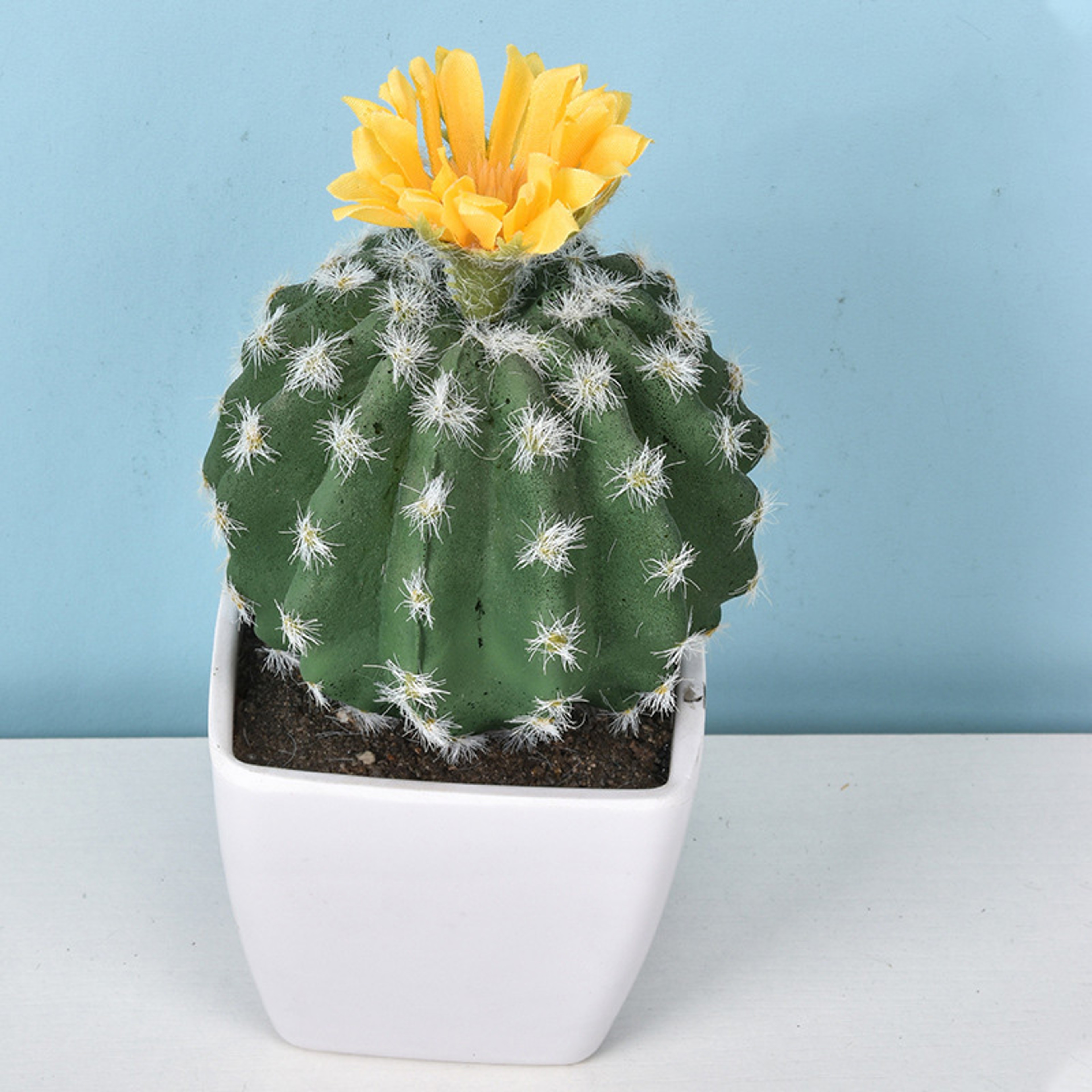 Artificial Plastic Cactus, Realistic Cute Succulent Plant, Home Decor Fake Flower – view 9
