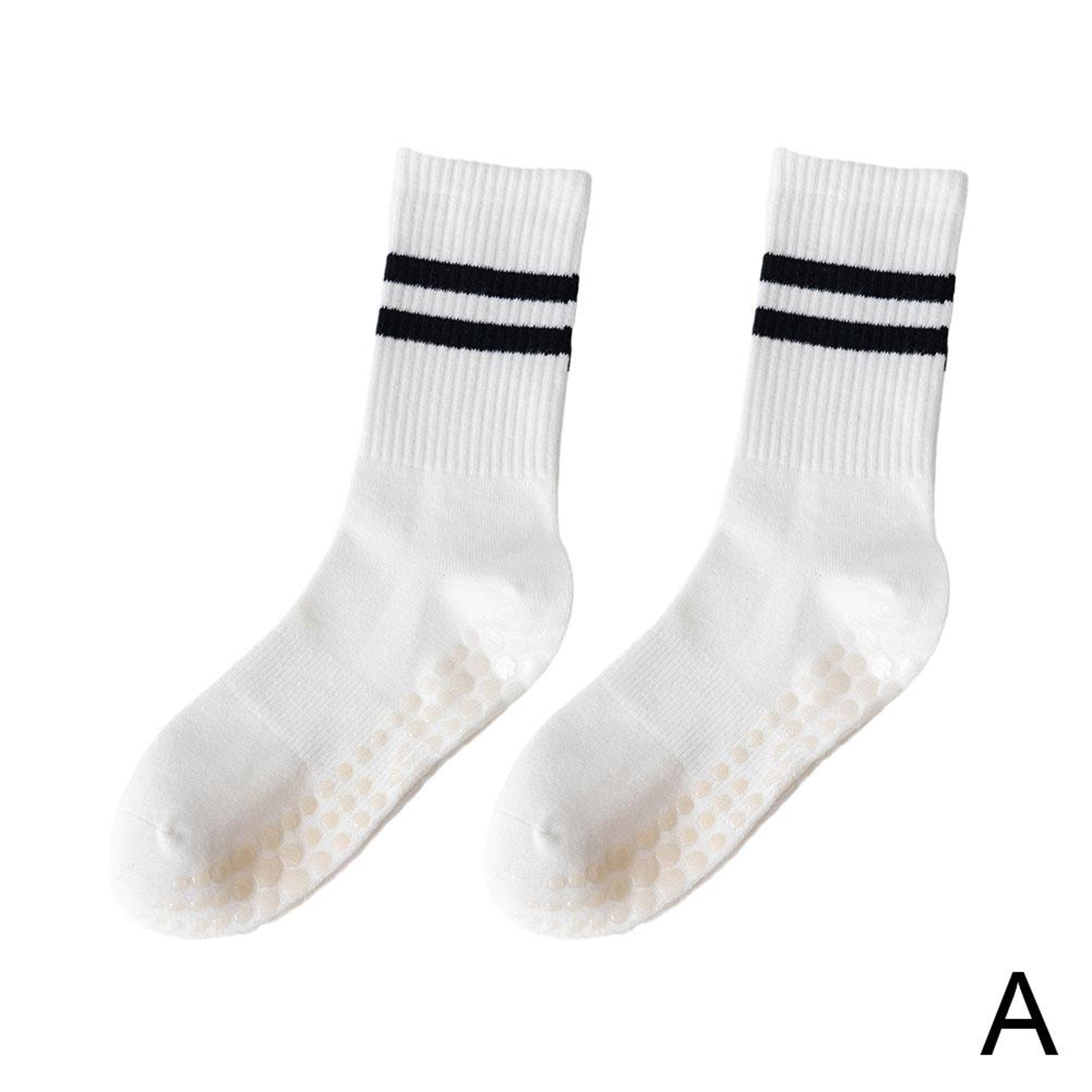 Non-slip Silicone Sports Socks, Cotton Mid-tube Bottom, Indoor Fitness Yoga Dance Pilates Gym Socks – view 8