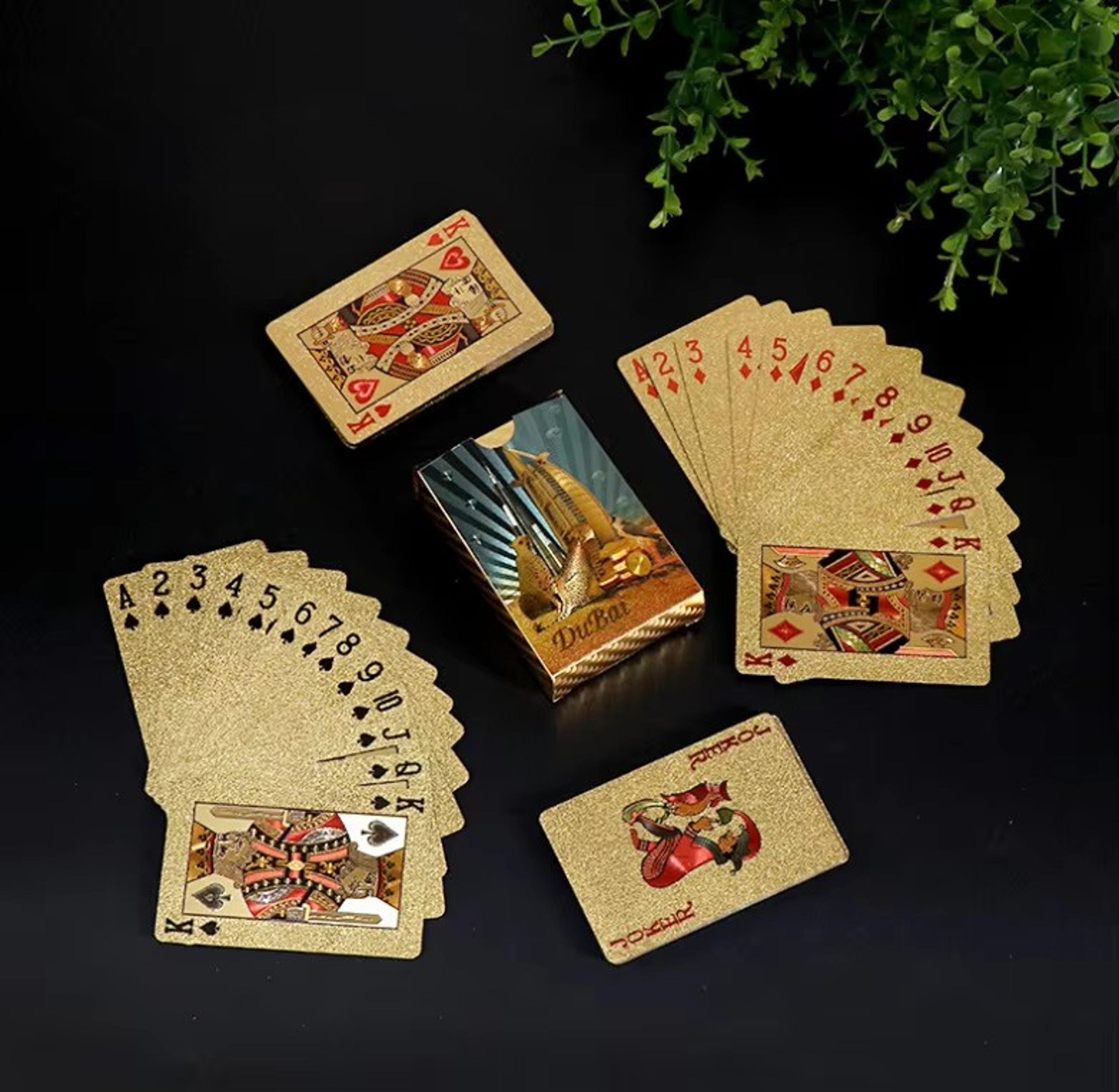 Plastic Playing Cards, Waterproof Euro Style Poker Cards for Table Games and Magic Holiday Collectibles – view 8