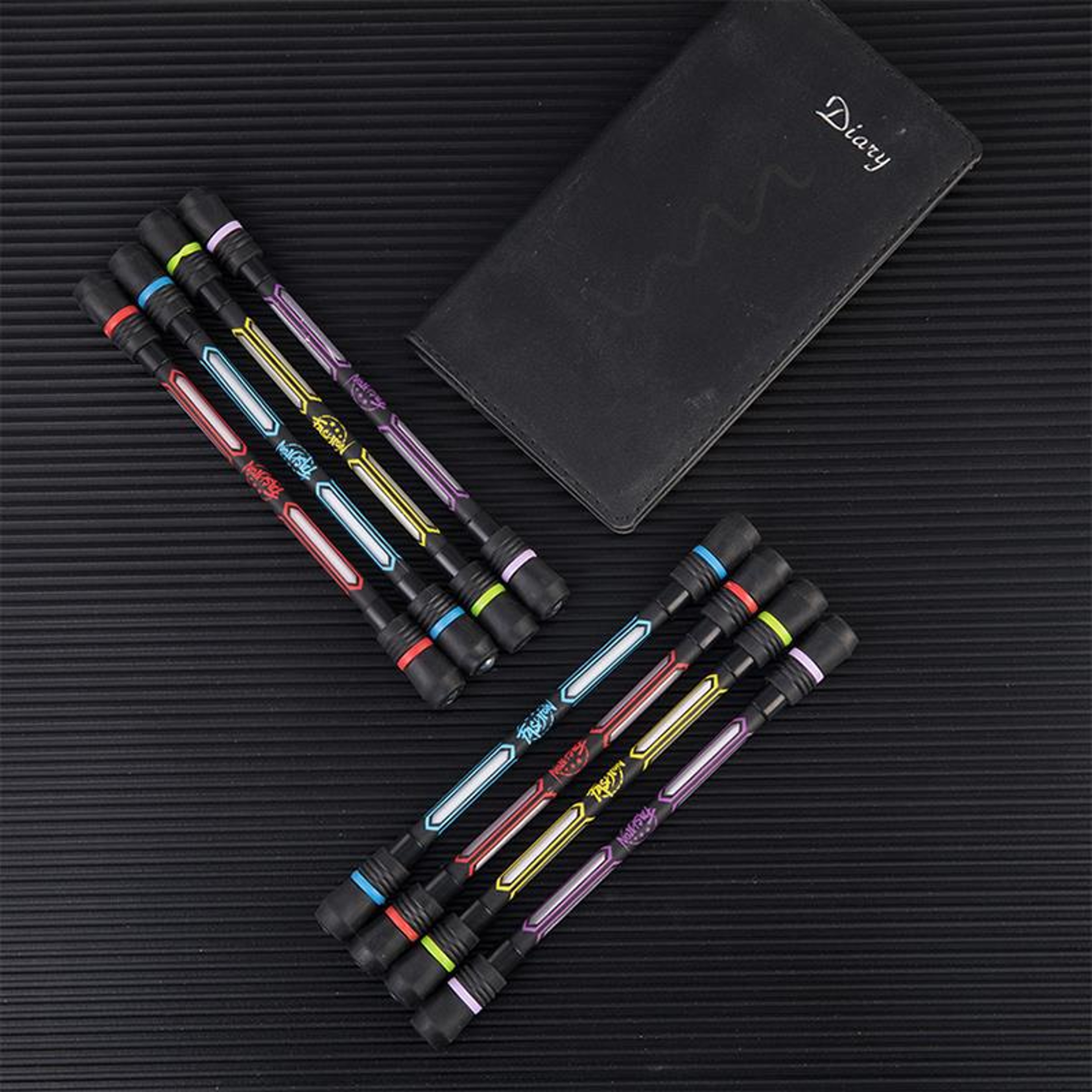 Stress Relieve Ballpoint Pen Hand Spinner, Rotating Anti Slip Gel Pen for Office School Supplies – view 3