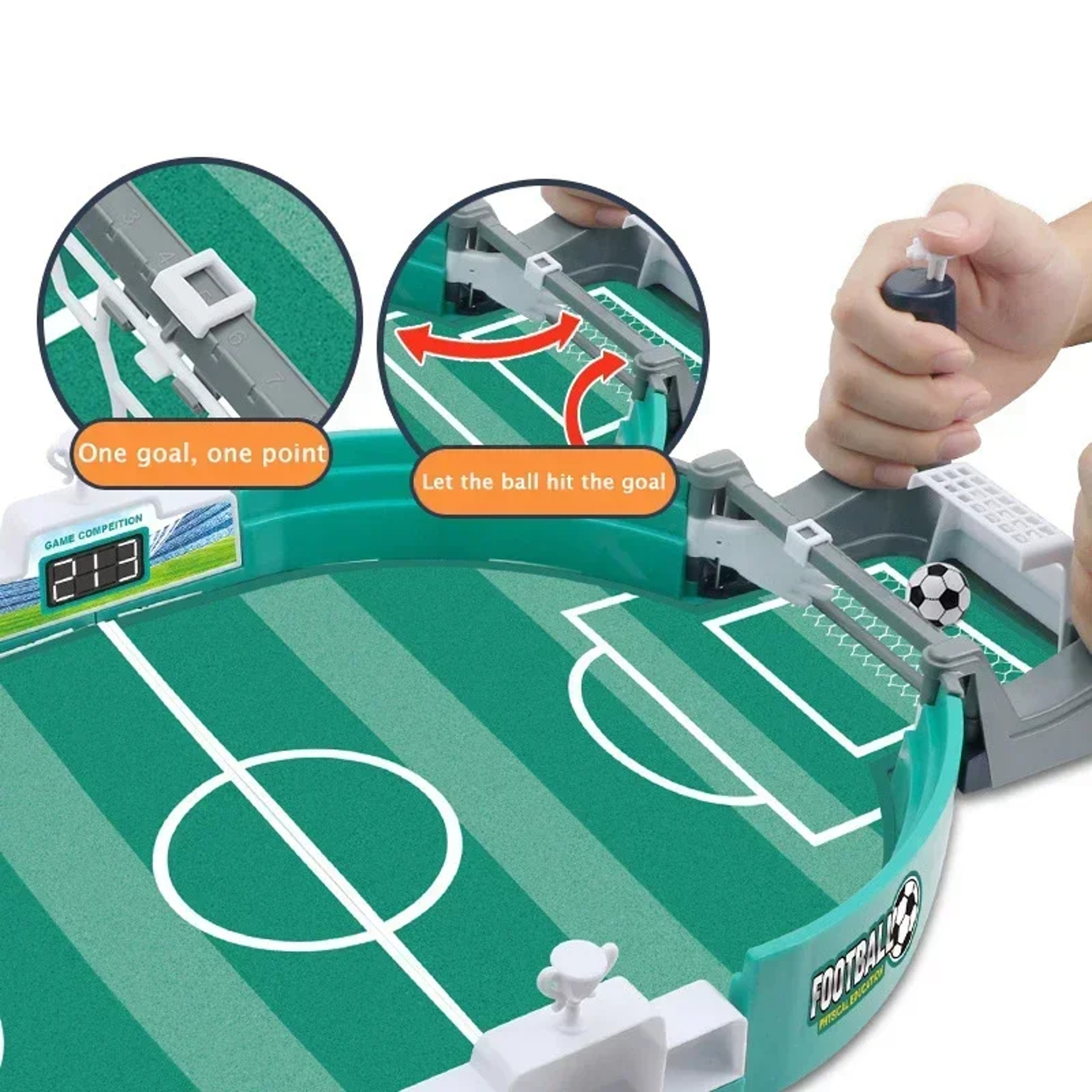 Desktop Foosball Mini Soccer Pinball Game For Adults And Kids 1