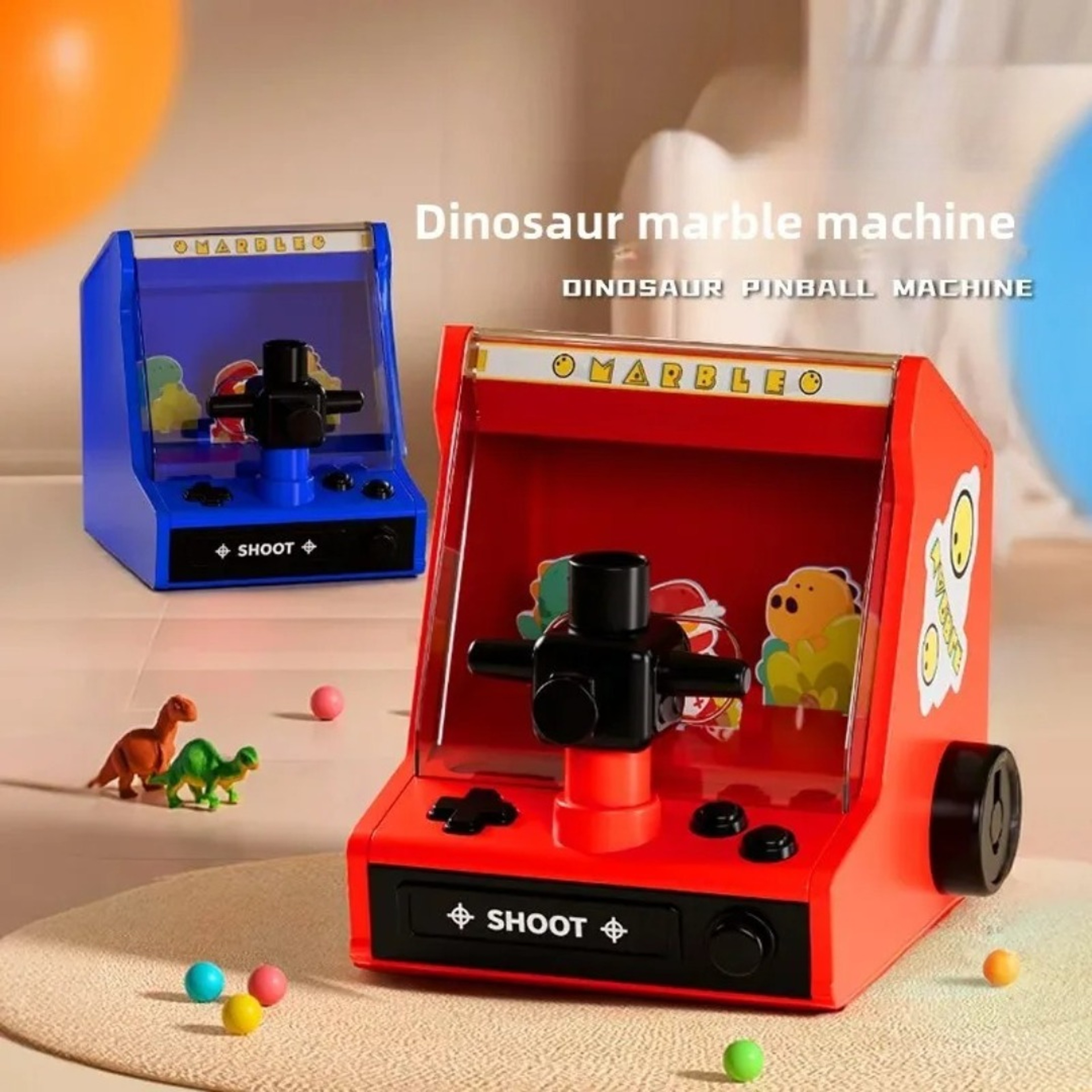 Desktop Arcade Game for Children, Interactive Shooting Marble Machine, Funny Anti-stress Toy – view 2