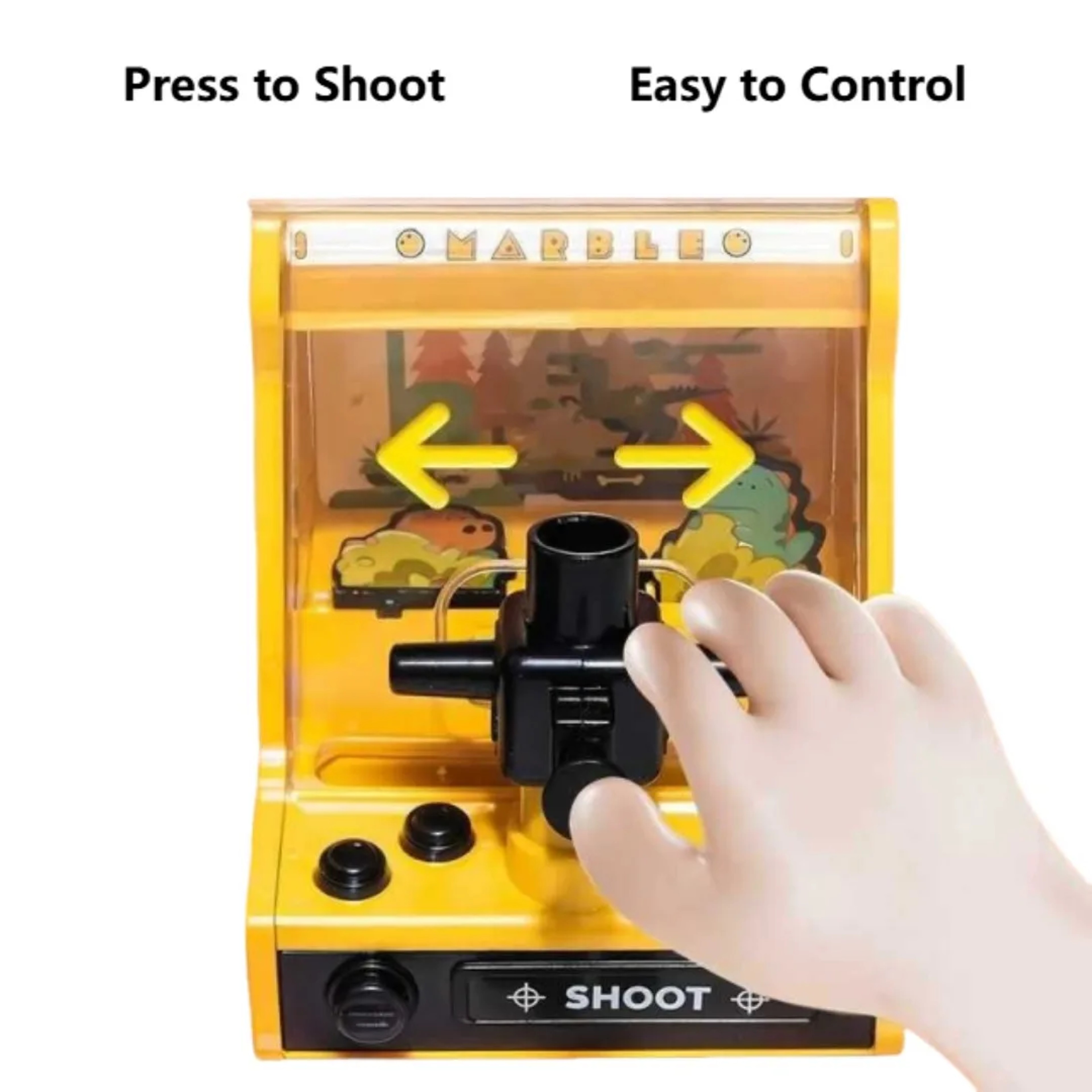 Desktop Arcade Game for Children, Interactive Shooting Marble Machine, Funny Anti-stress Toy – view 3