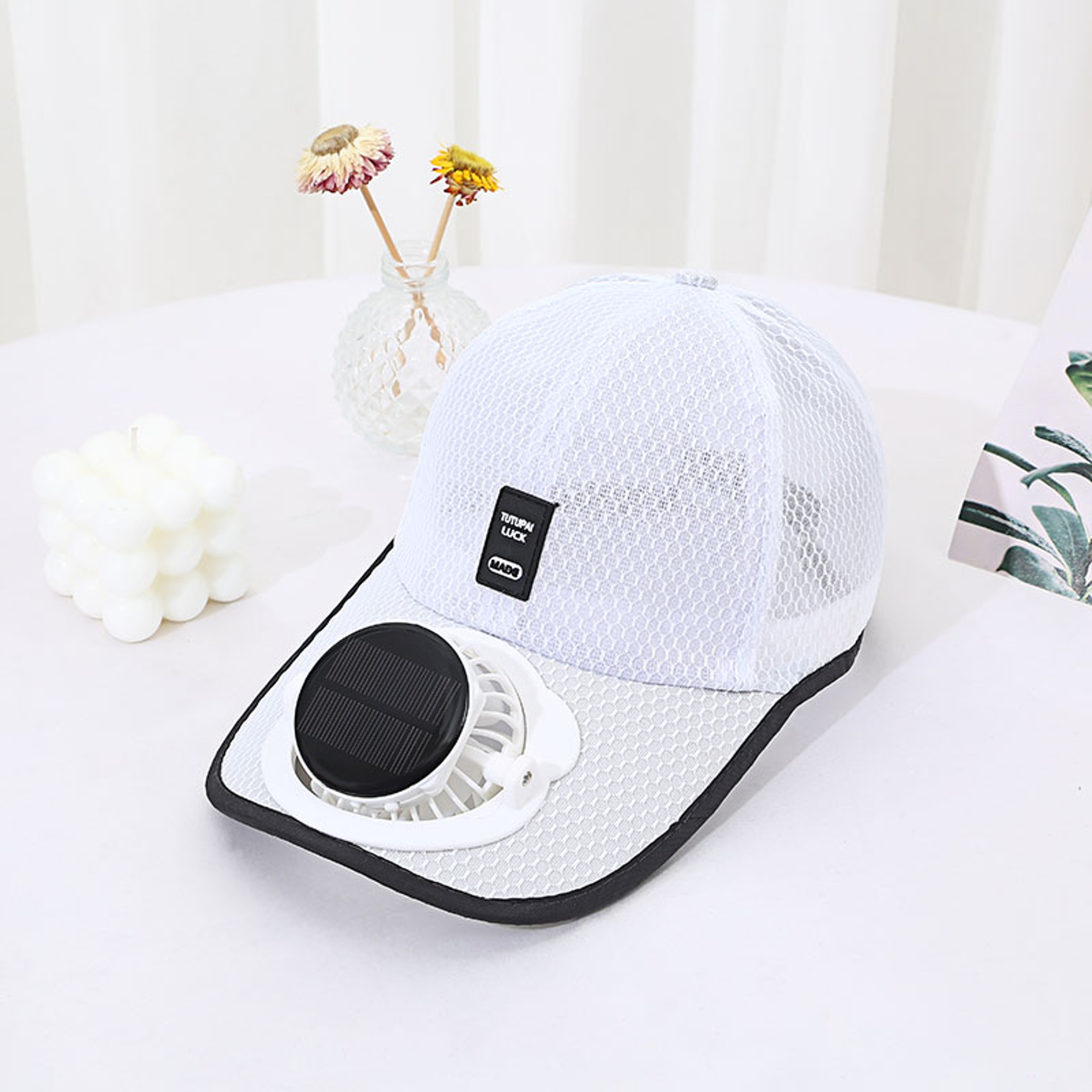 USB Rechargeable Outdoor Sun Protection Hat Breathable Baseball Cap With Solar Fan Summer Cooling S 7