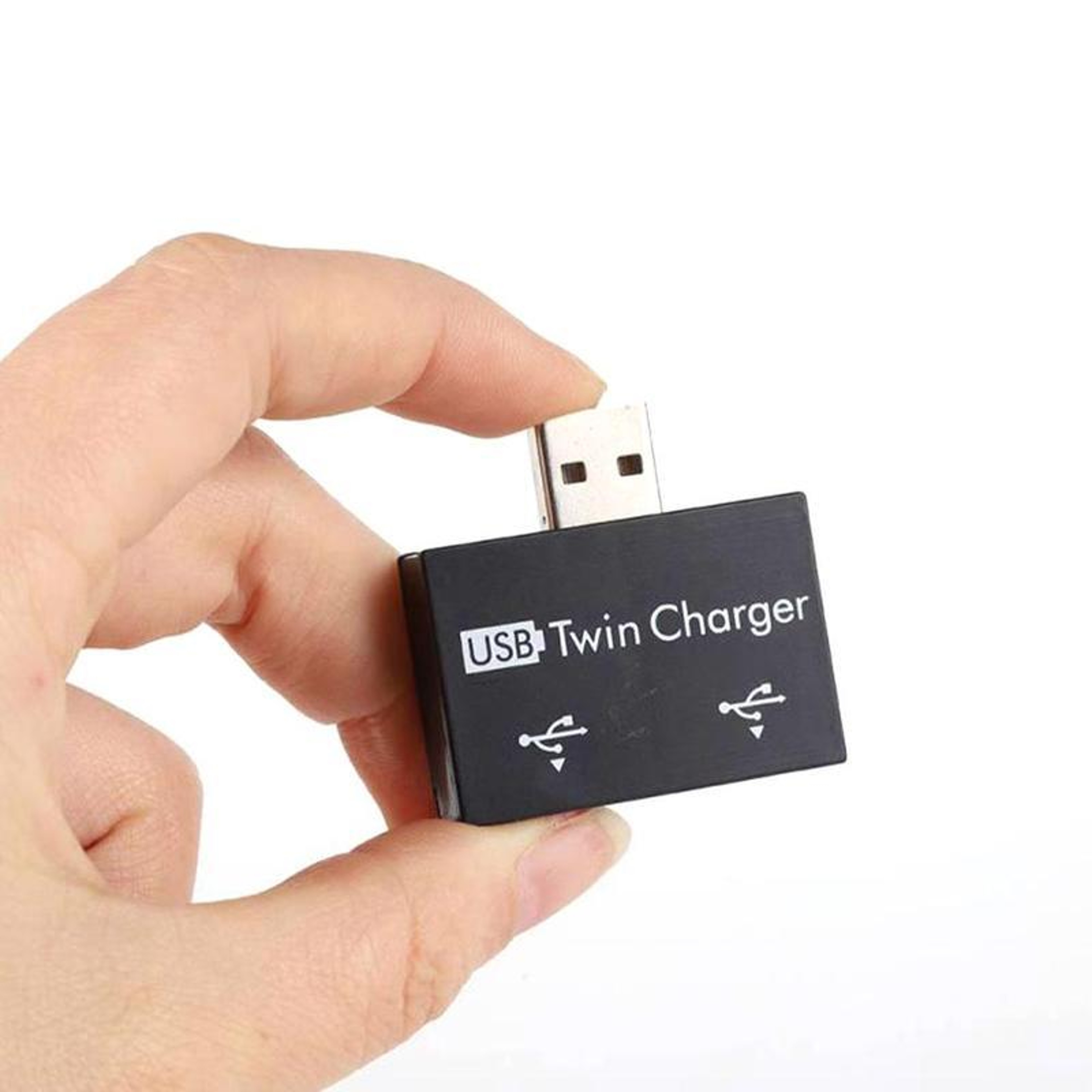 Charging Data Interface Splitter, OTG Head Hub Adapter, Dual Port USB Current Extender – view 6