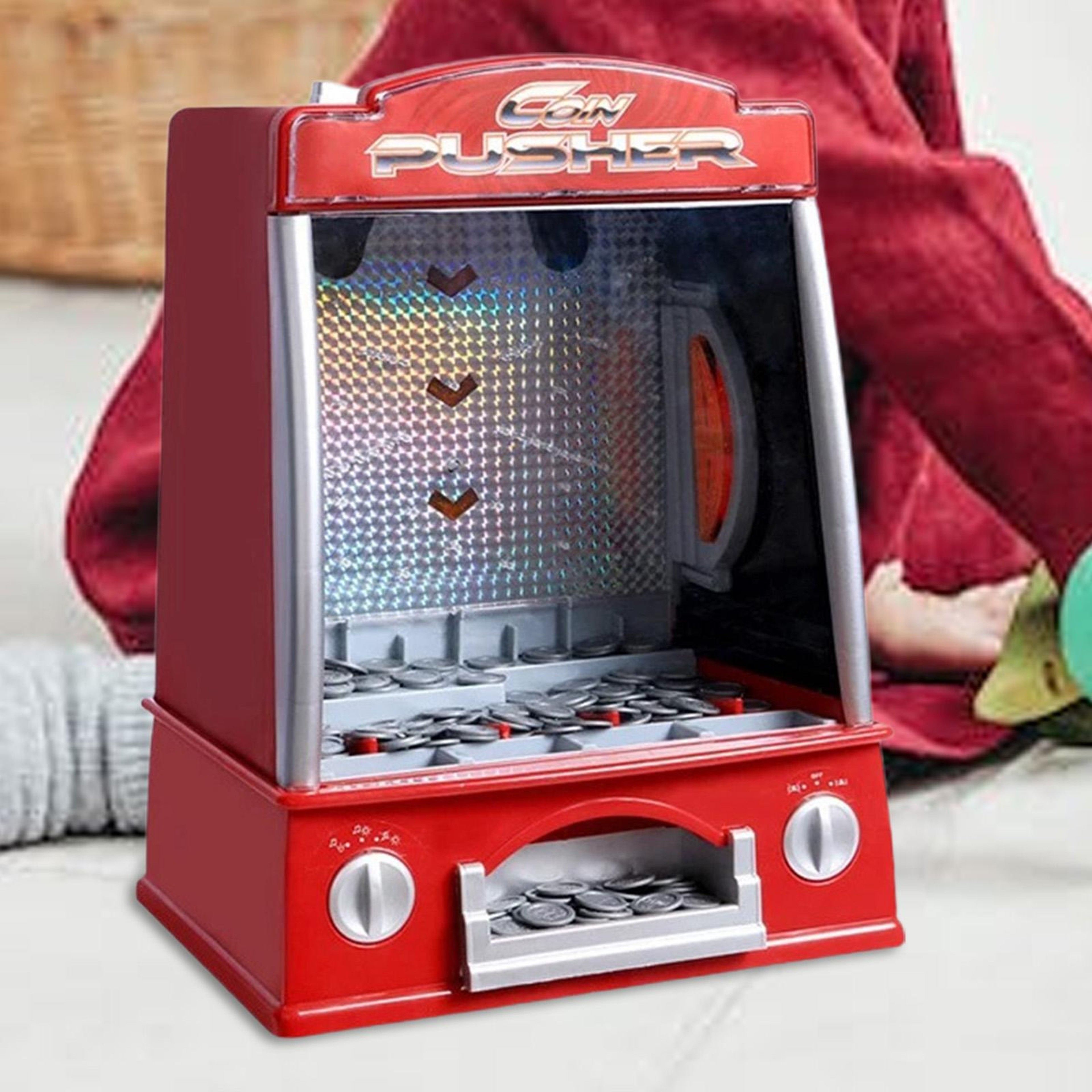 Exciting Electronic Arcade Game Machine, Music, Lights, Tokens for Kids, Ideal Party Favor Gift – view 3