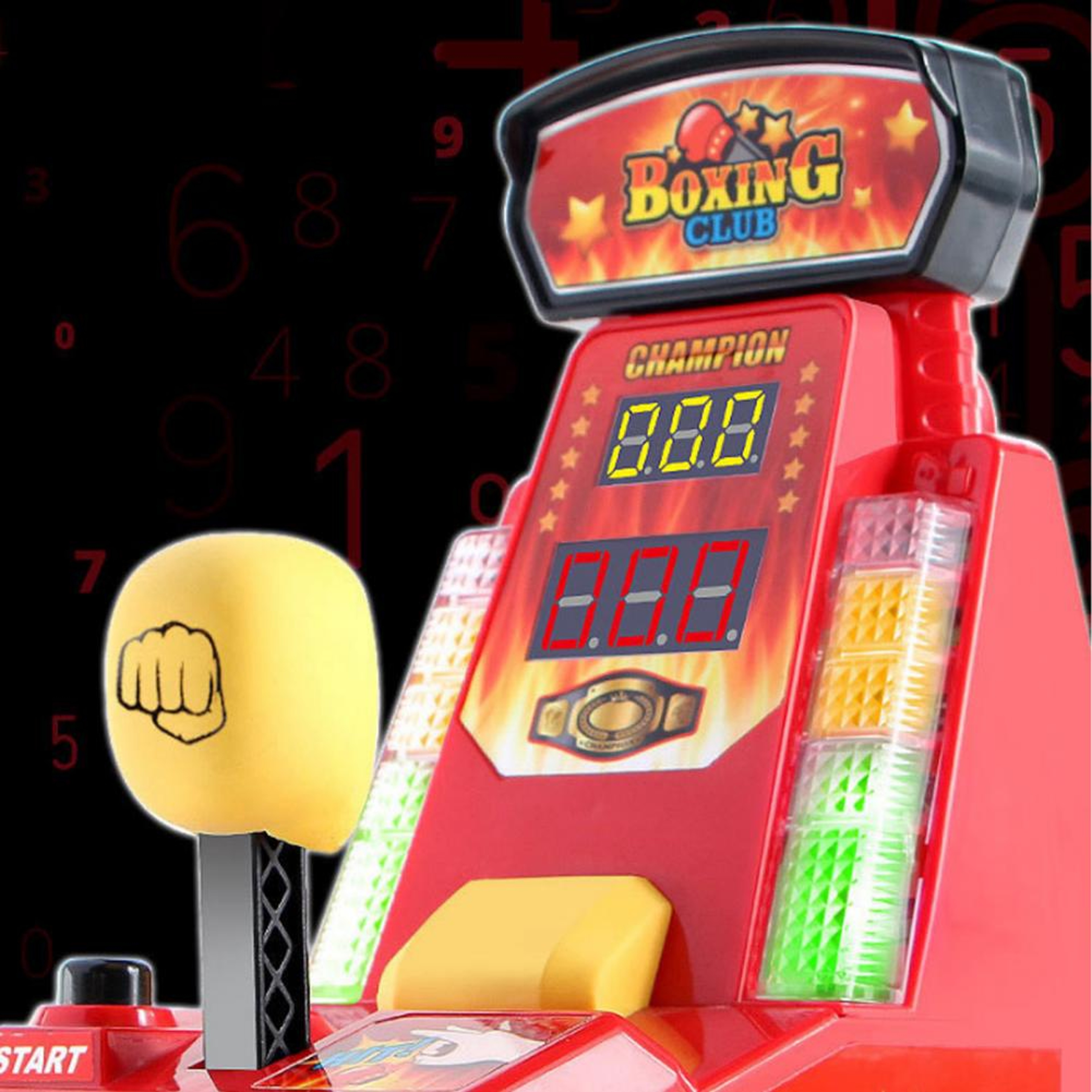 Finger Boxing Toy for Toddlers, Educational Stress Relief Game, Multiplayer with Score Display for Kids – view 2