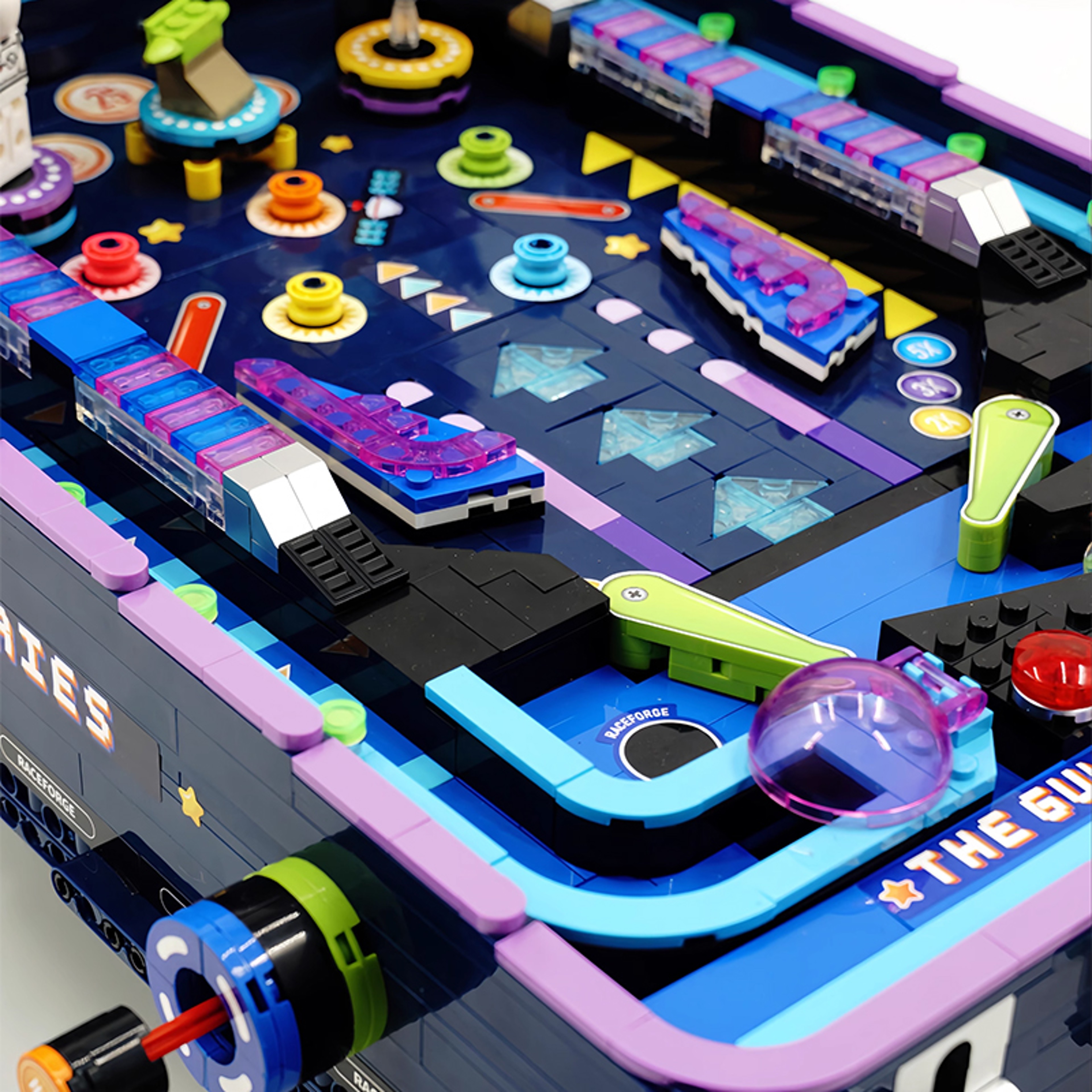 Pinball Machine Brick Model Assembly Creative Game Console Building Blocks DIY Toy Boy Gift Set Puzzle – view 2