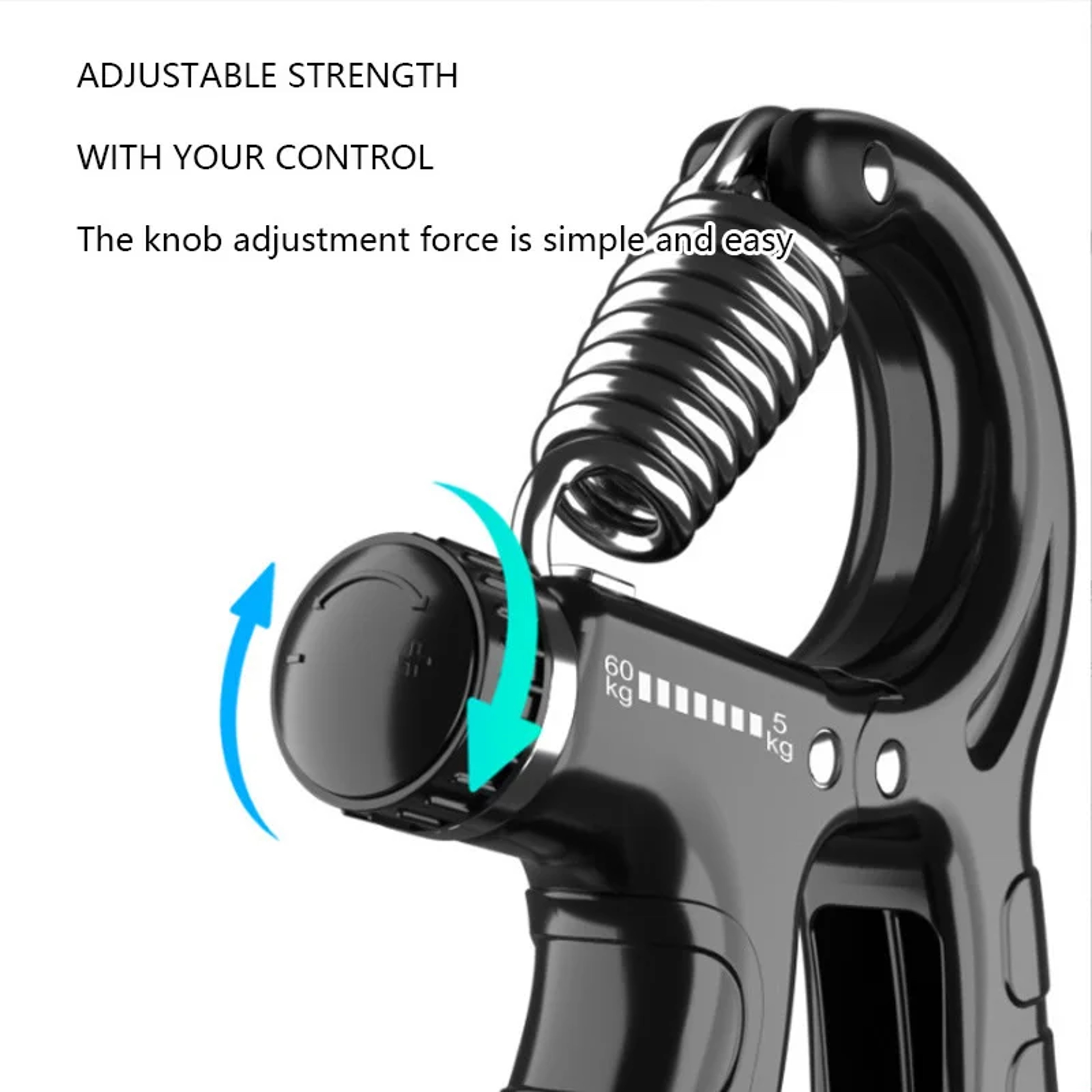 Adjustable Resistance Hand Grip Forearm Strengthener Hand Squeezer For Grip Strength And Muscle Bui 4