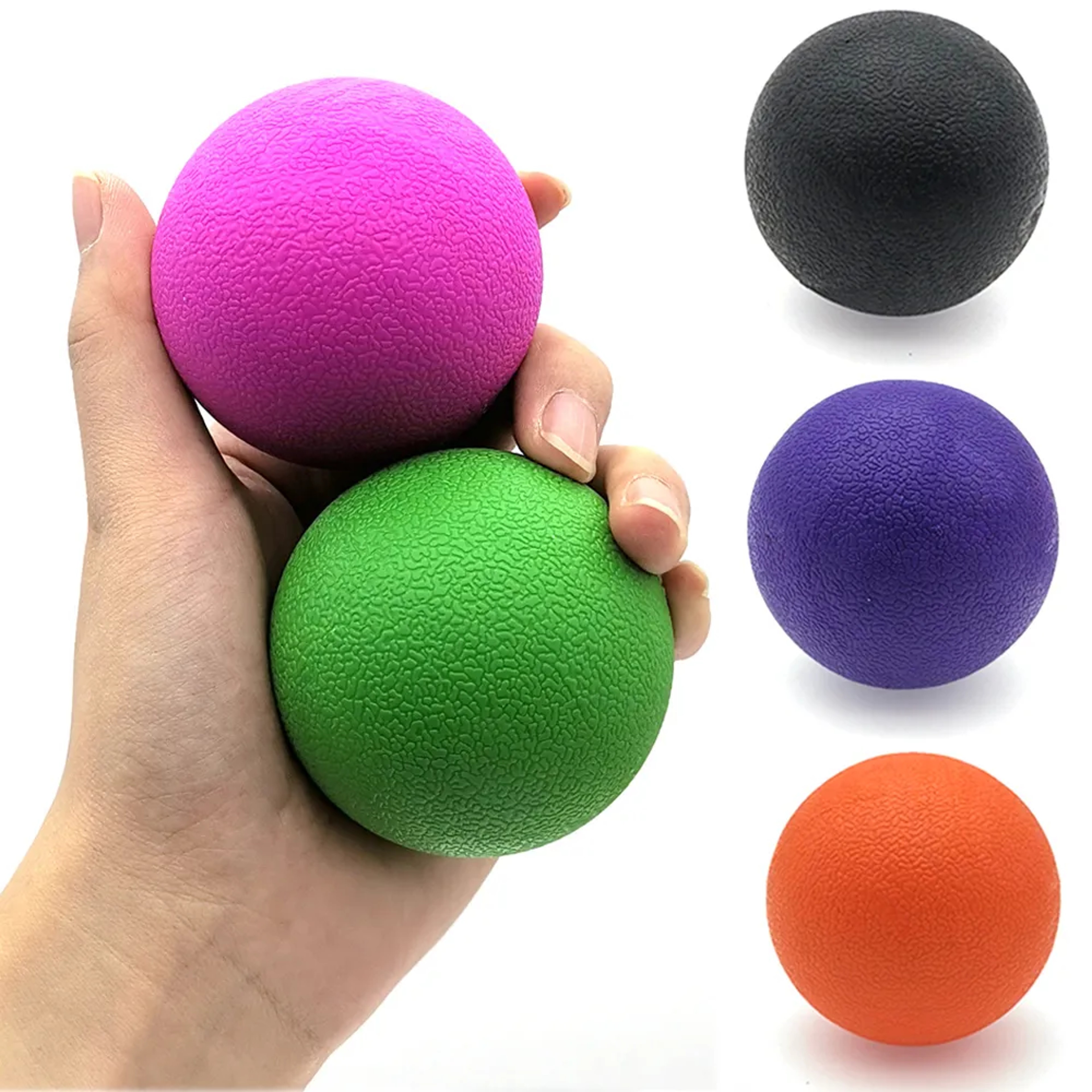 Peanut Massage Ball, Lacrosse Muscle Relaxation for Fitness, Yoga, Trigger Point Pain Relief – view 1