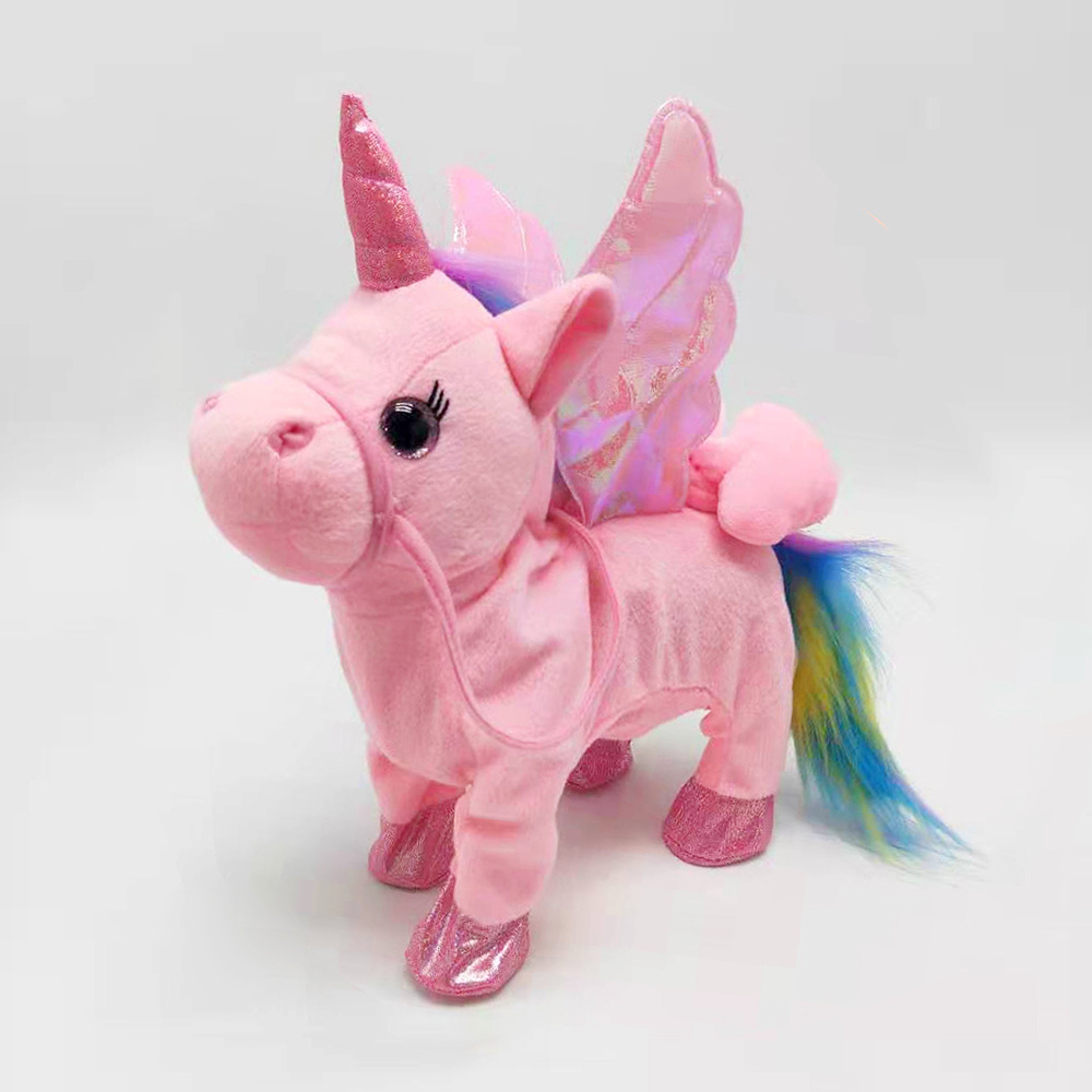 Walking Talking Plush Electric Unicorn Alpaca Toy For Kids Cute Plush Childrens Gifts With Music 3