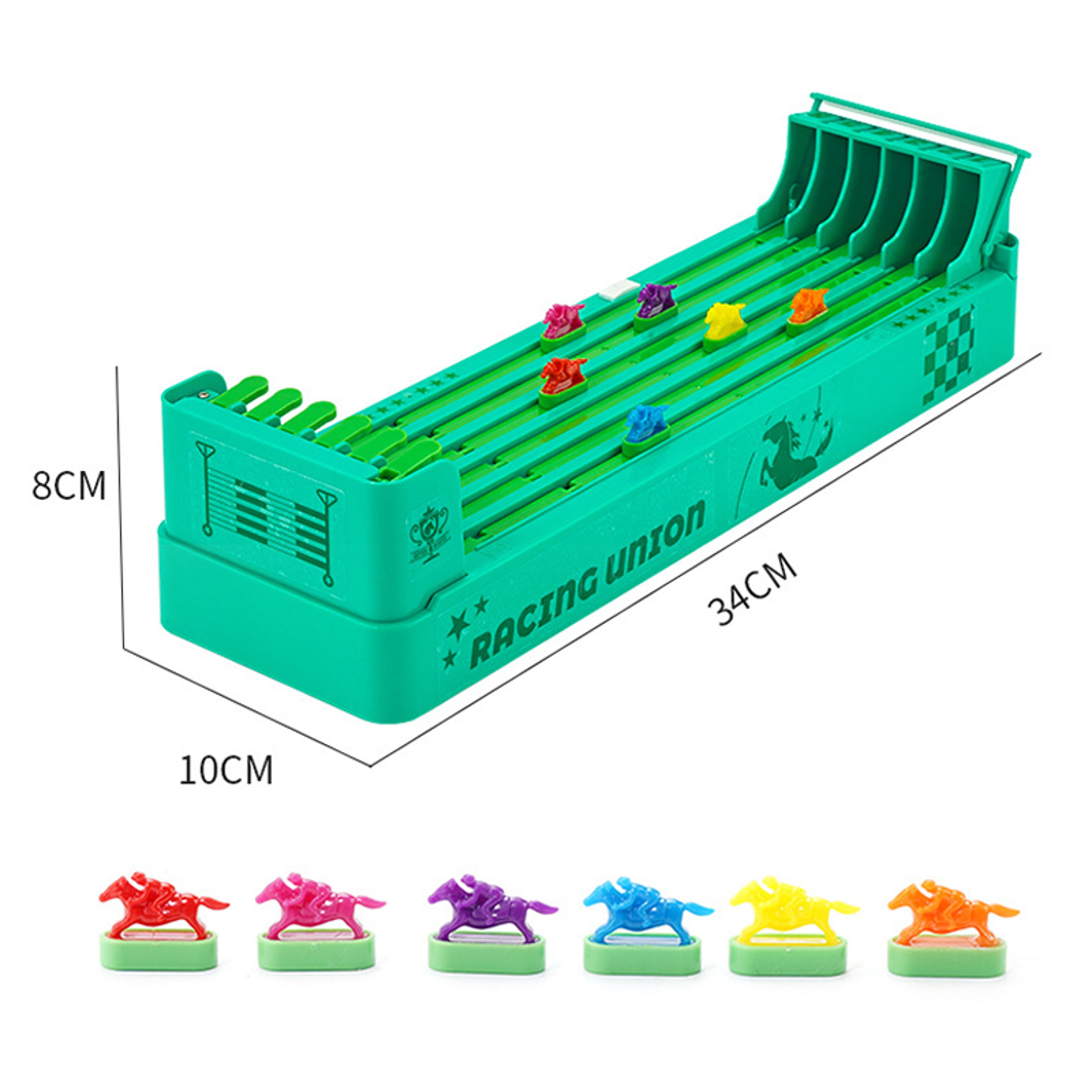 Interactive Classic Horse Racing Board Game, Electric Sports Table, Table Football Party Toy for Adults and Kids Gift – view 6