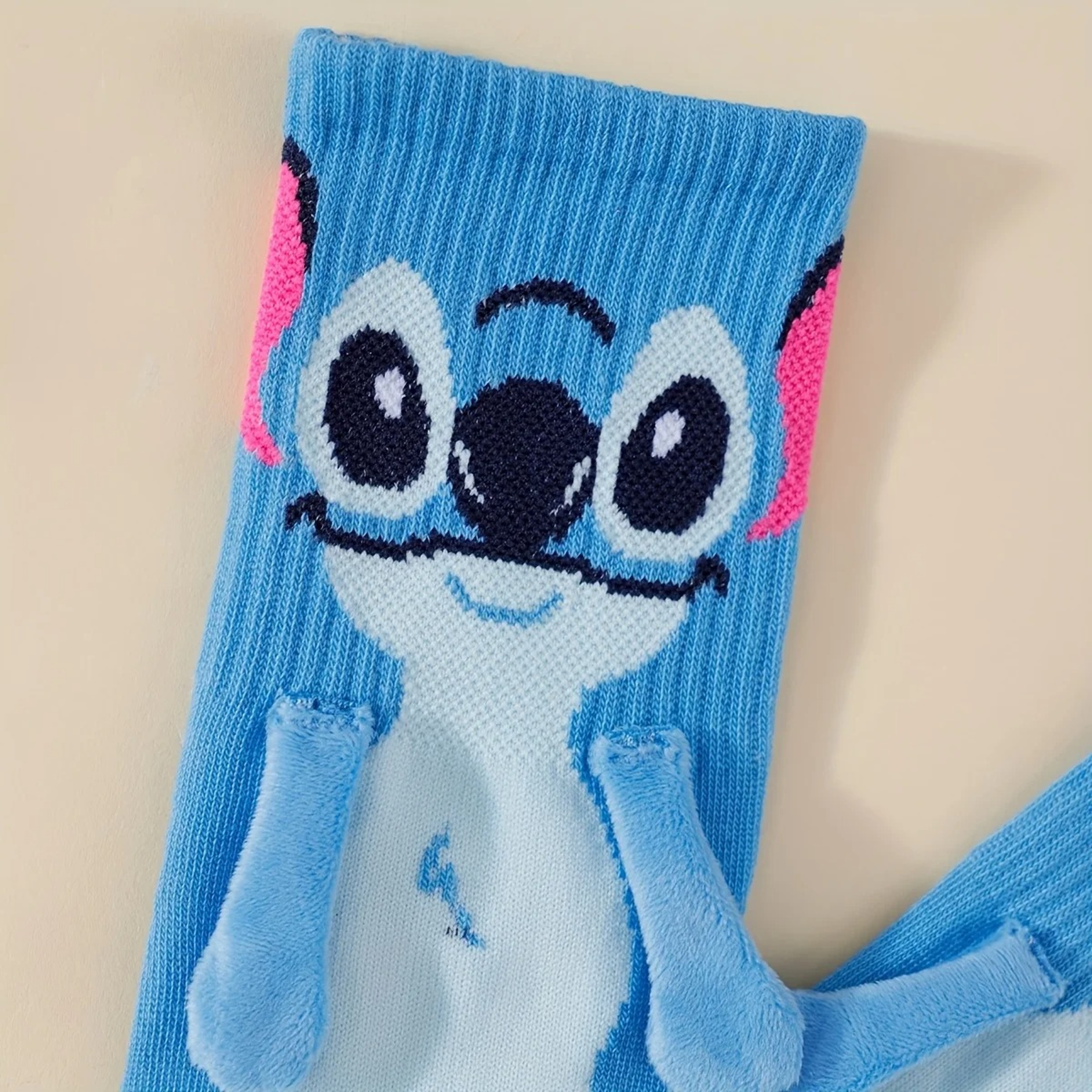 Kawaii Disney Stitch Crew Socks, Soft Cotton Blend for Daily Wear, Perfect Christmas Birthday Gift – view 6