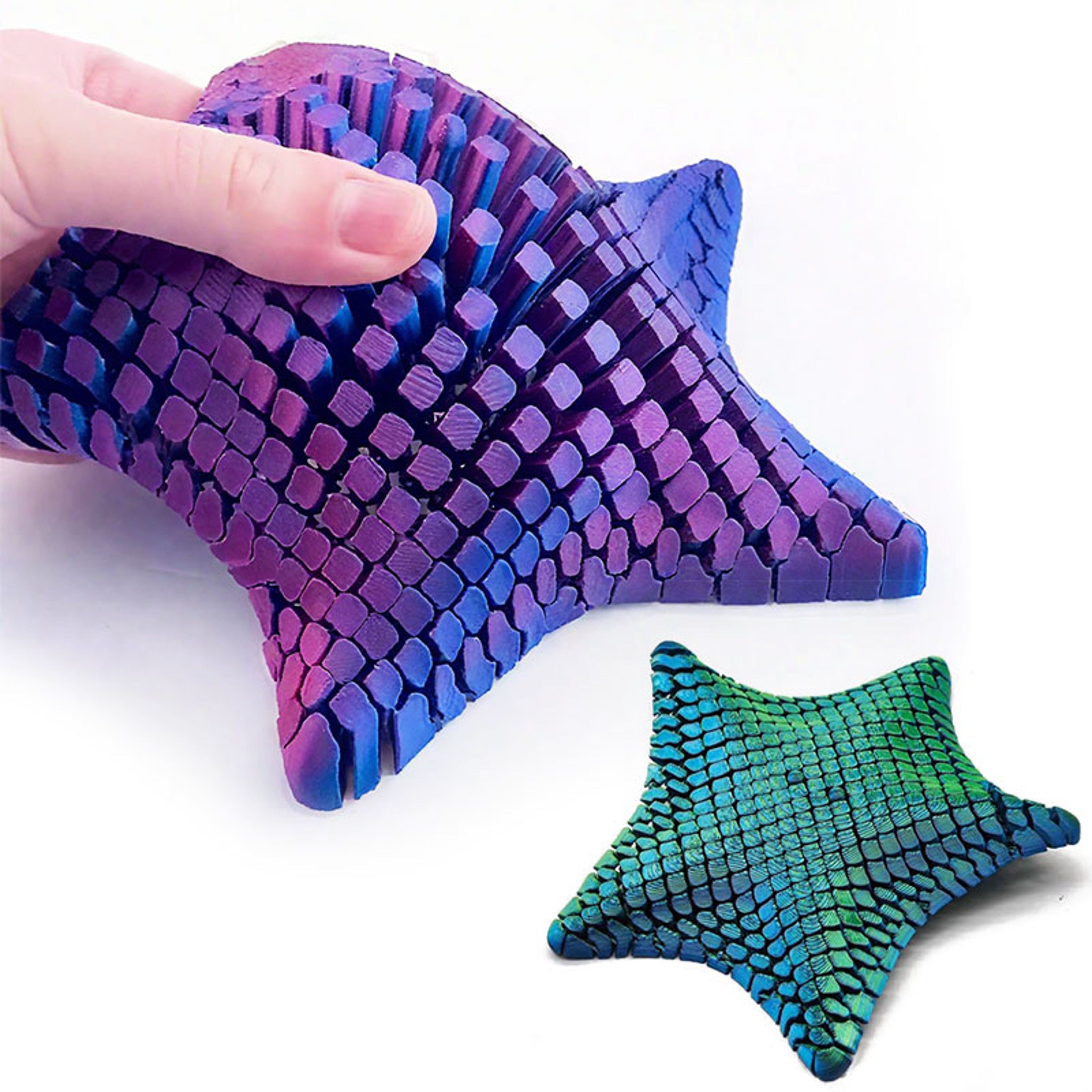 Starfish Stress Relief Toy, Printed Articulated Visual Gift for Kids, Adults – view 1