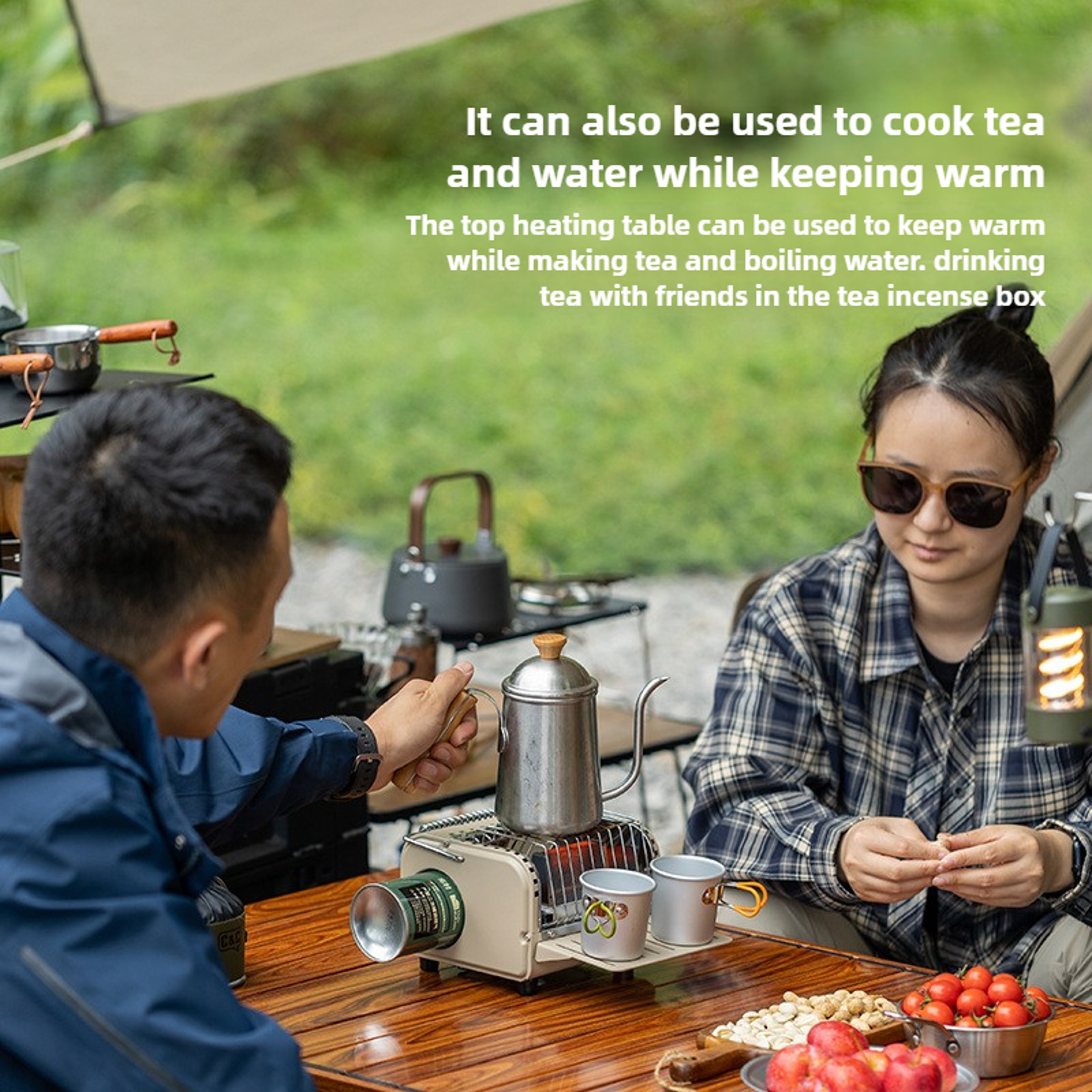 Portable Camping Gas Stove Outdoor Mini Heater Car Winter Camping Supplies 2