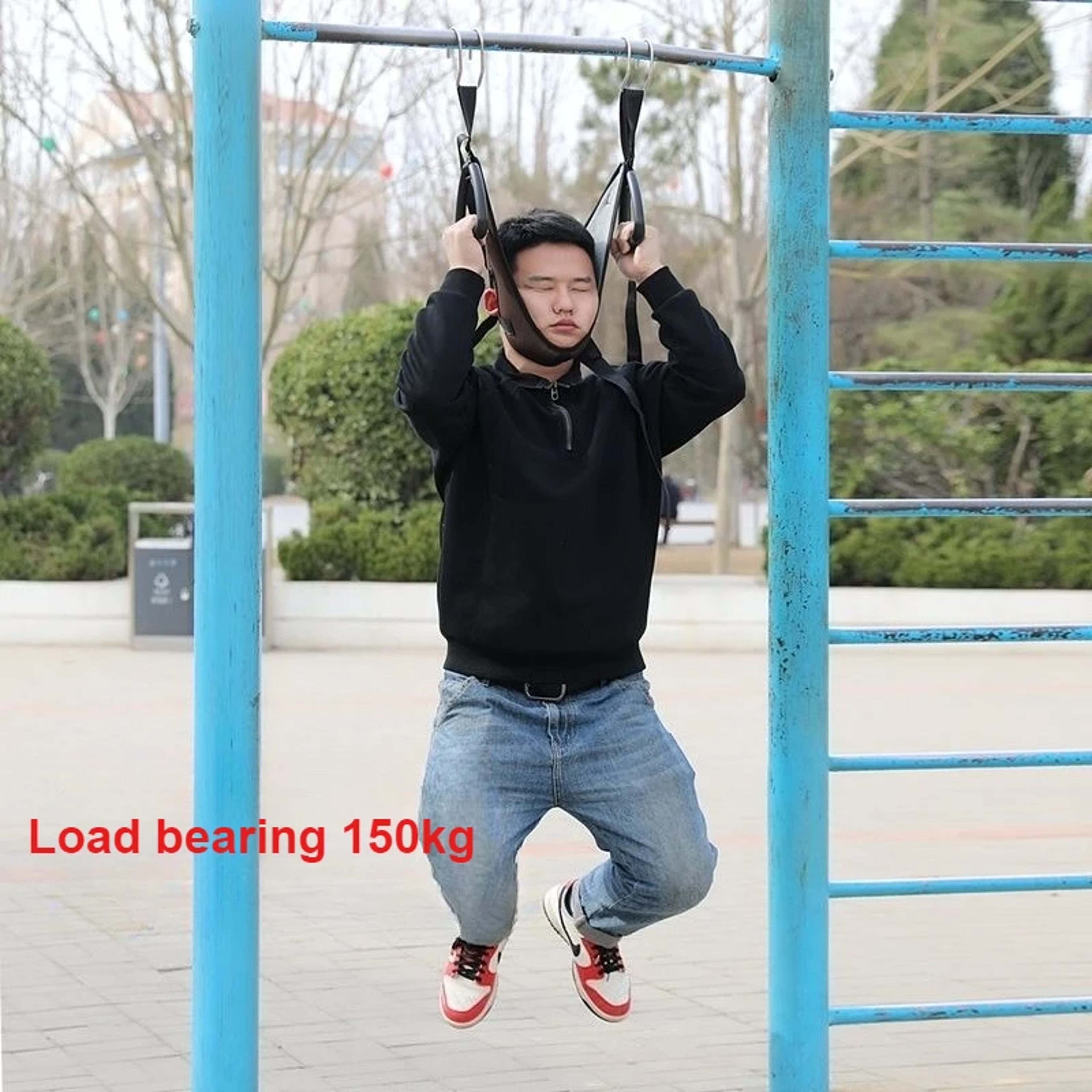 Cervical Traction Belt Neck Stretching Device Horizontal Bar Suspension Household Neck Traction 2