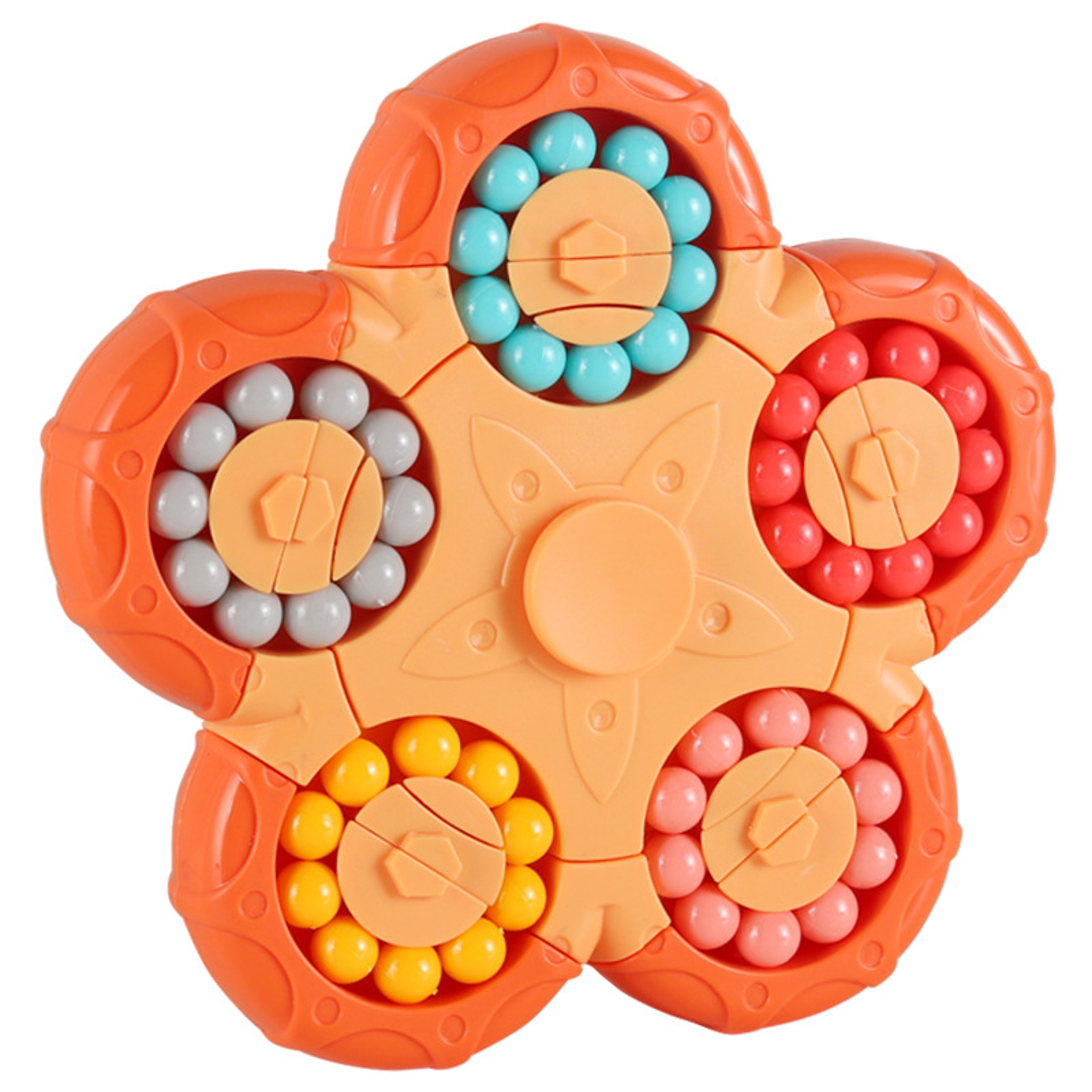 Bean Magic Cube Mind Brain Teaser, Fidget Toy for Decompression, Eight-sided Rotation – view 8