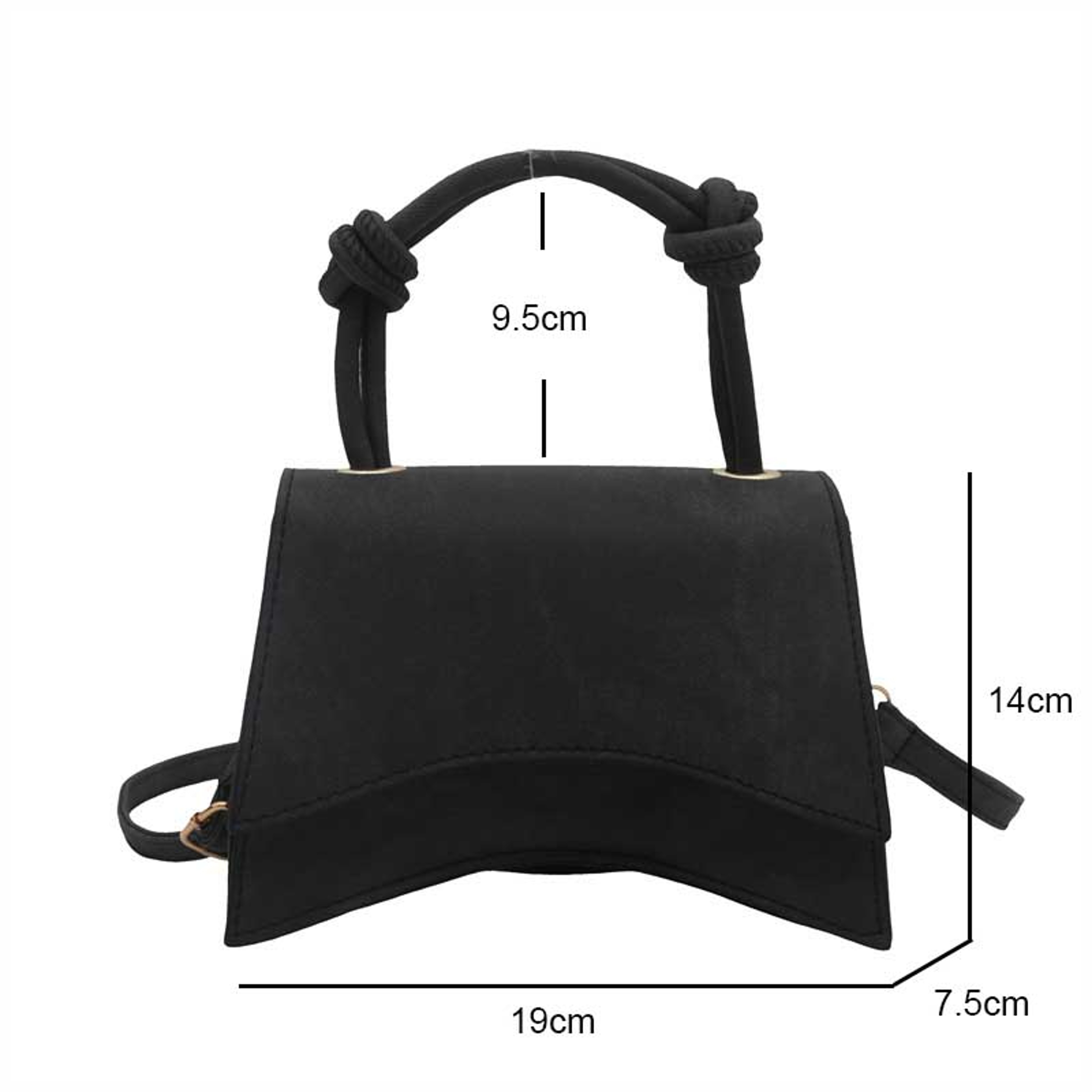 Trendy Crossbody Bag for Autumn, Women's Shoulder Bag Pure Color, Small Square Bags – view 6