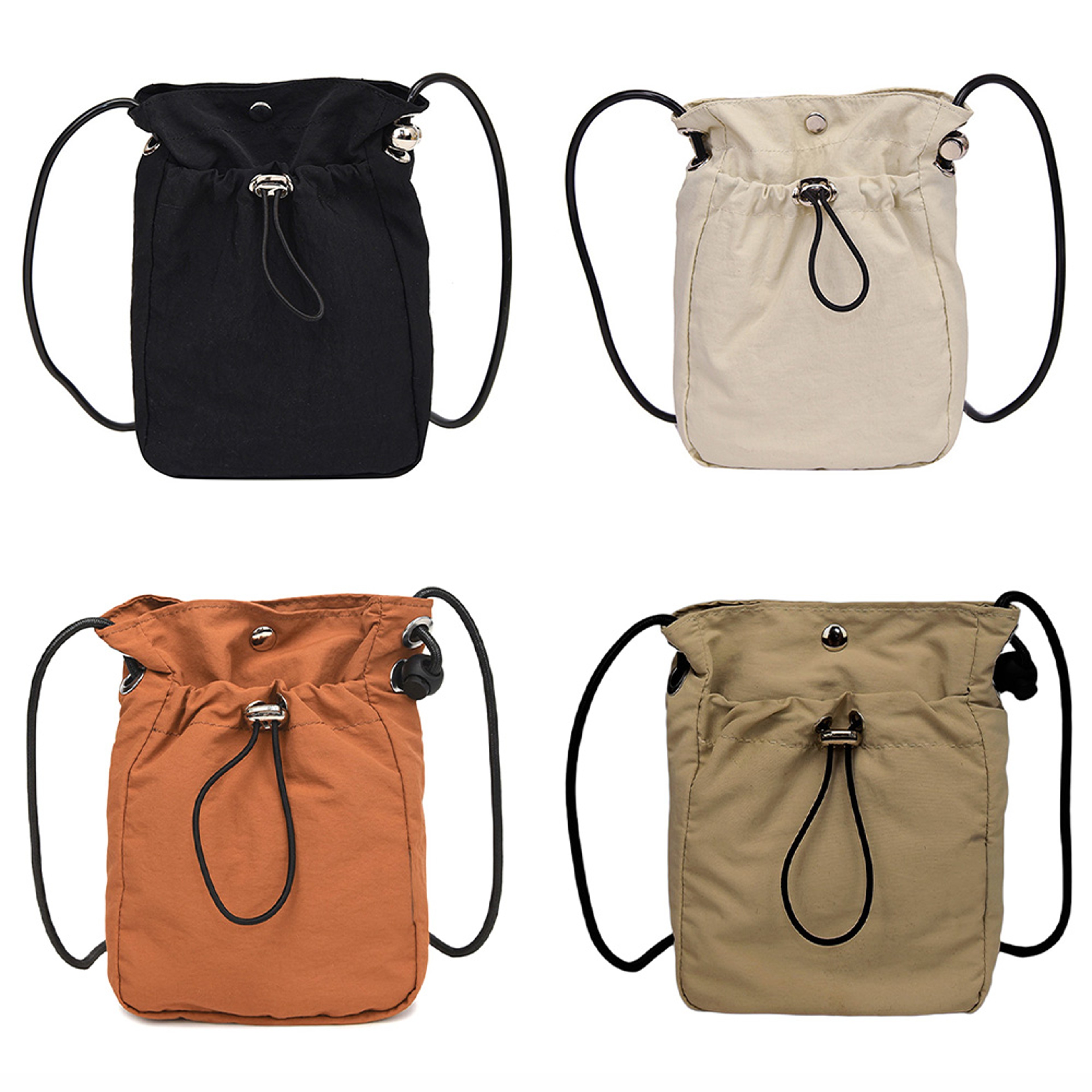 Canvas Messenger Bag, Soft Mini Phone Wallet, Nylon Crossbody Purse – view 2