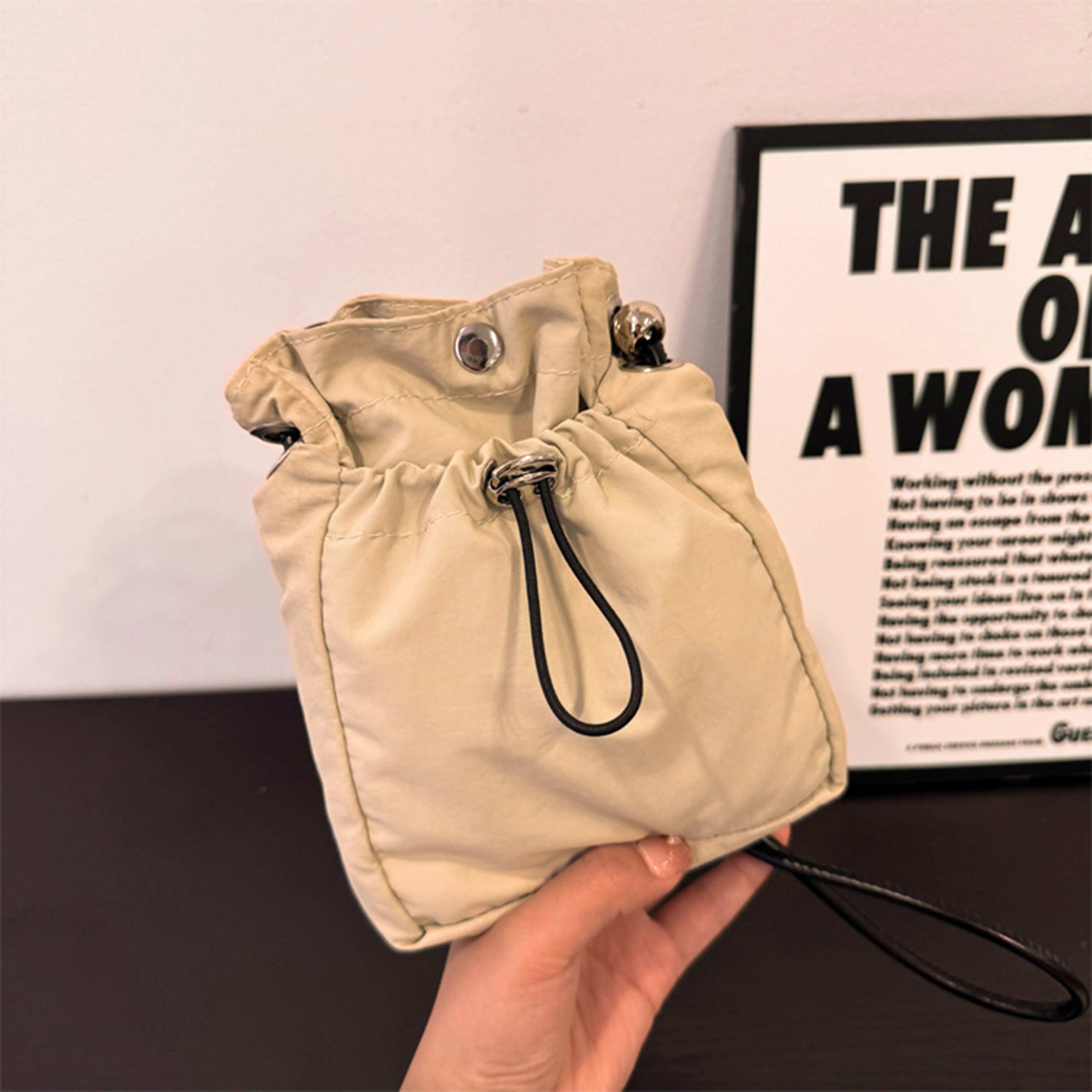 Canvas Messenger Bag, Soft Mini Phone Wallet, Nylon Crossbody Purse – view 7