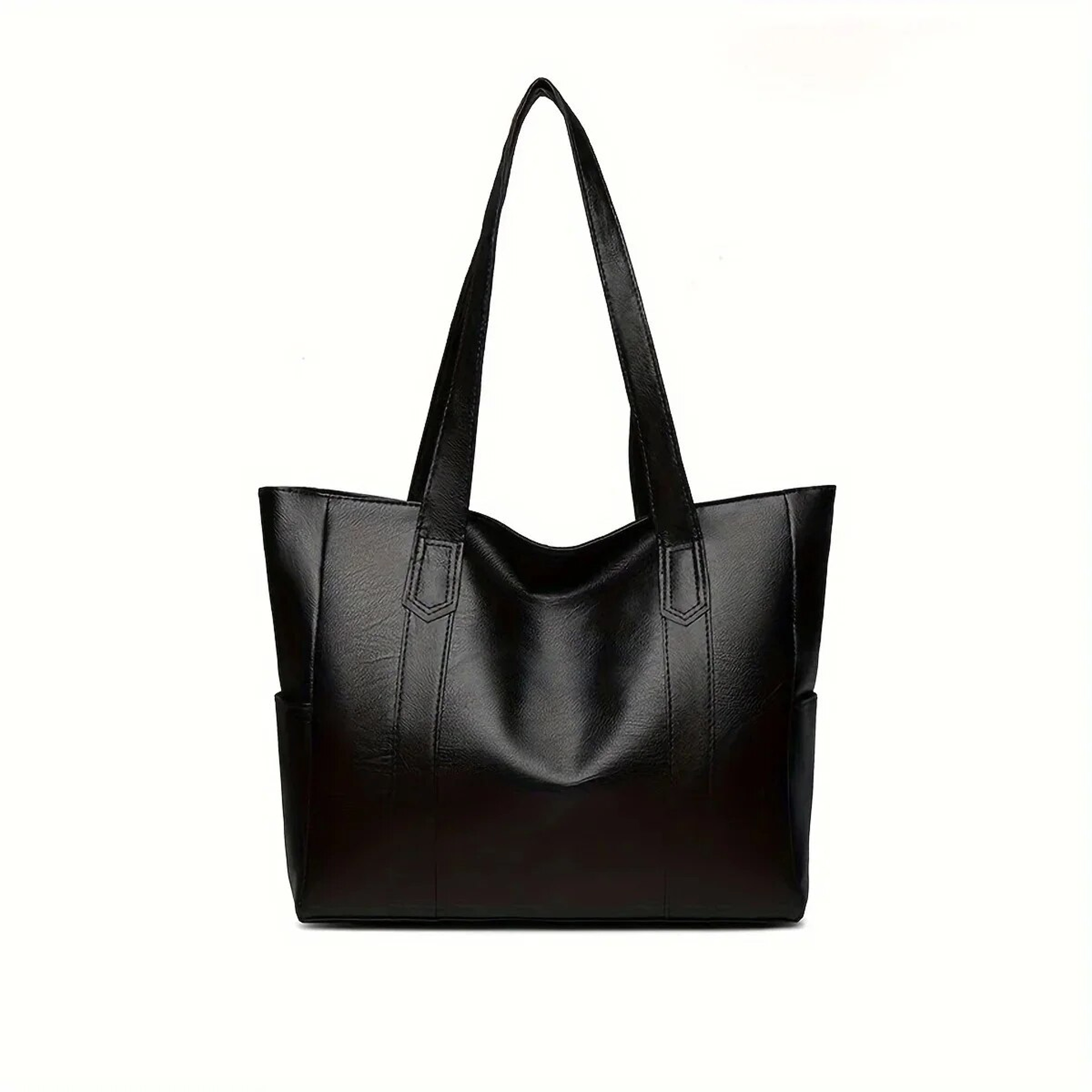Retro Vegan Shoulder Bag, Women's Casual Handbag, Vintage Large Capacity Tote Bag – view 8