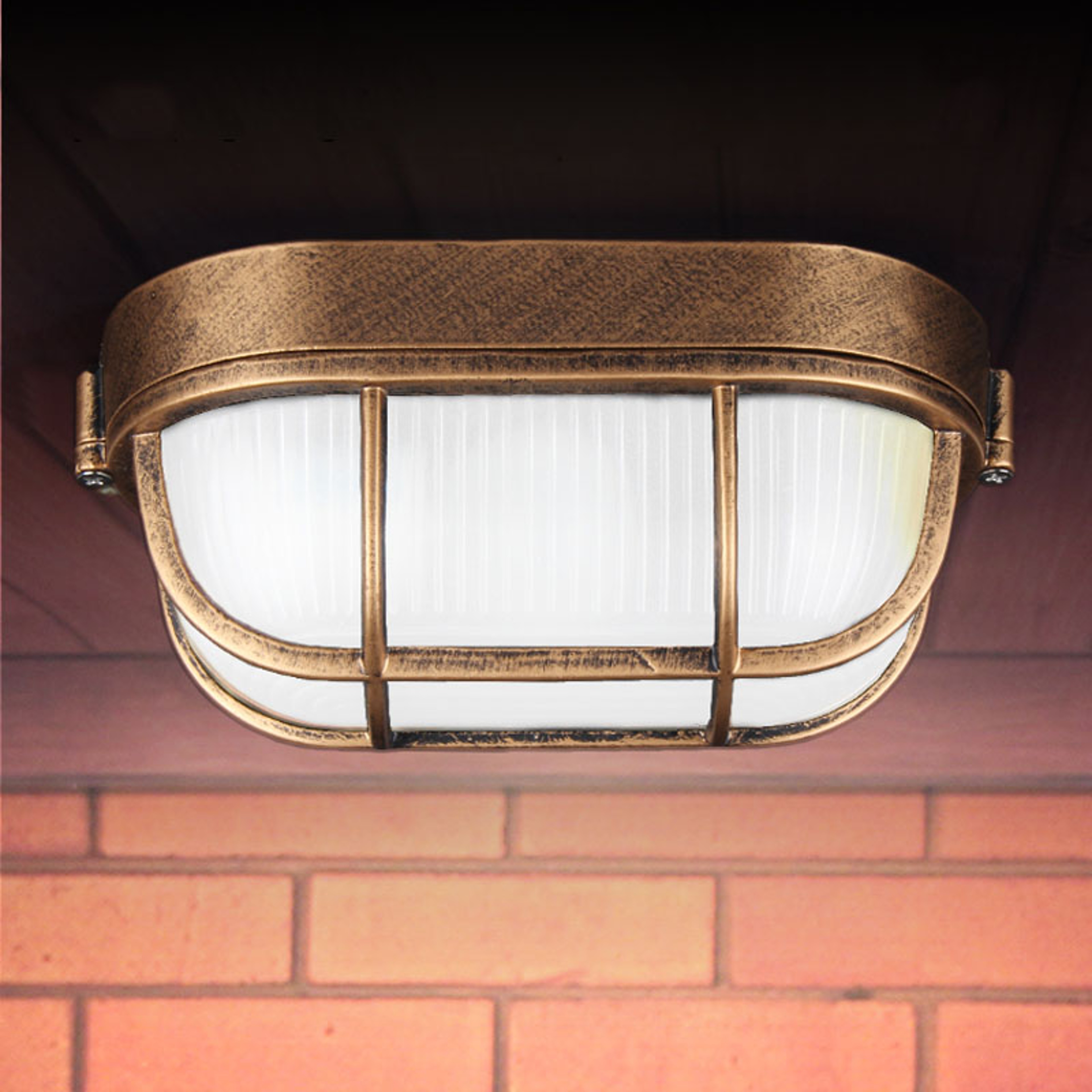 Vintage Waterproof Ceiling Lamp, Explosion-proof Outdoor Wall Light, Outdoor Porch Lighting – view 6