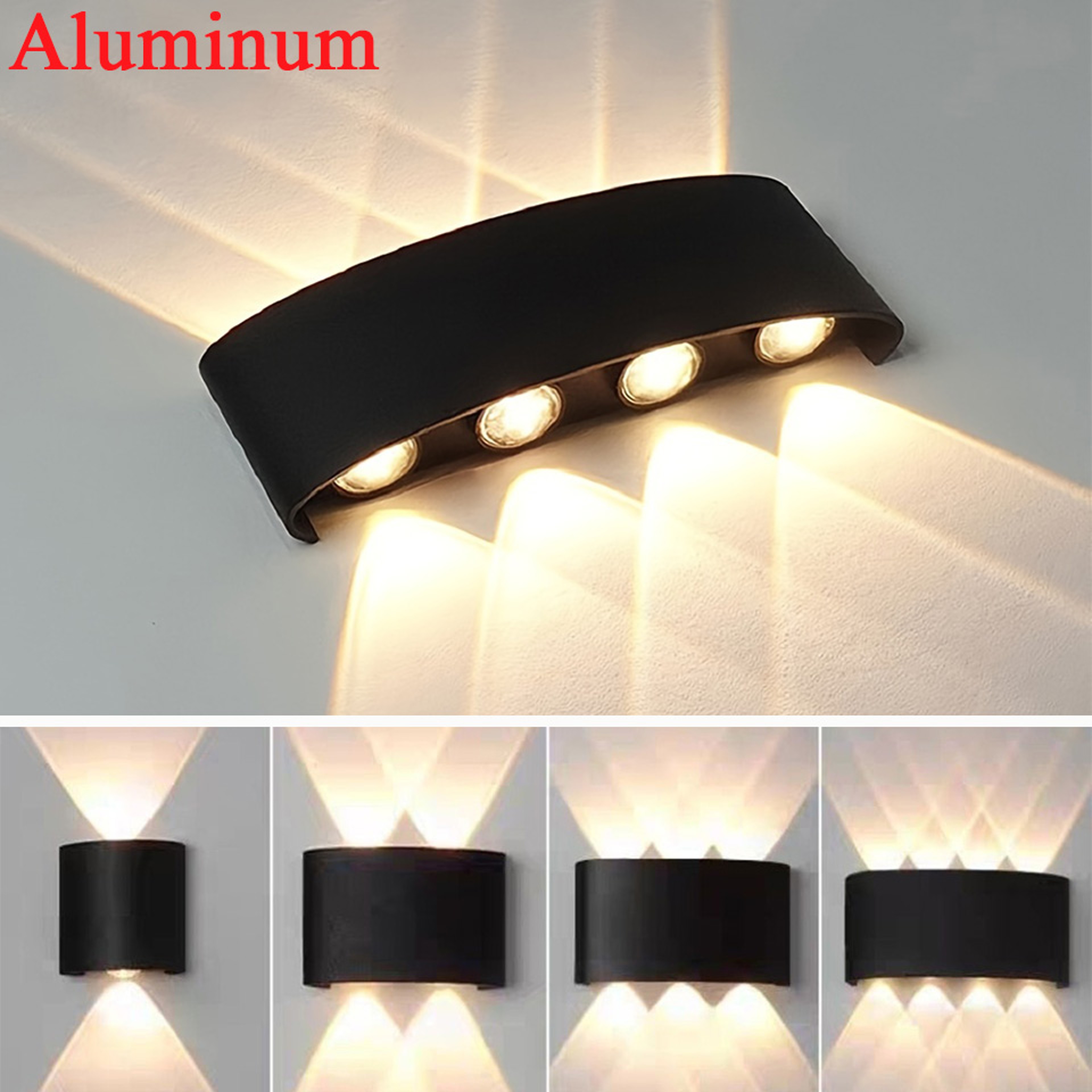 Interior Wall Light for Bedroom Living Room, Outdoor Garden Lights – view 1