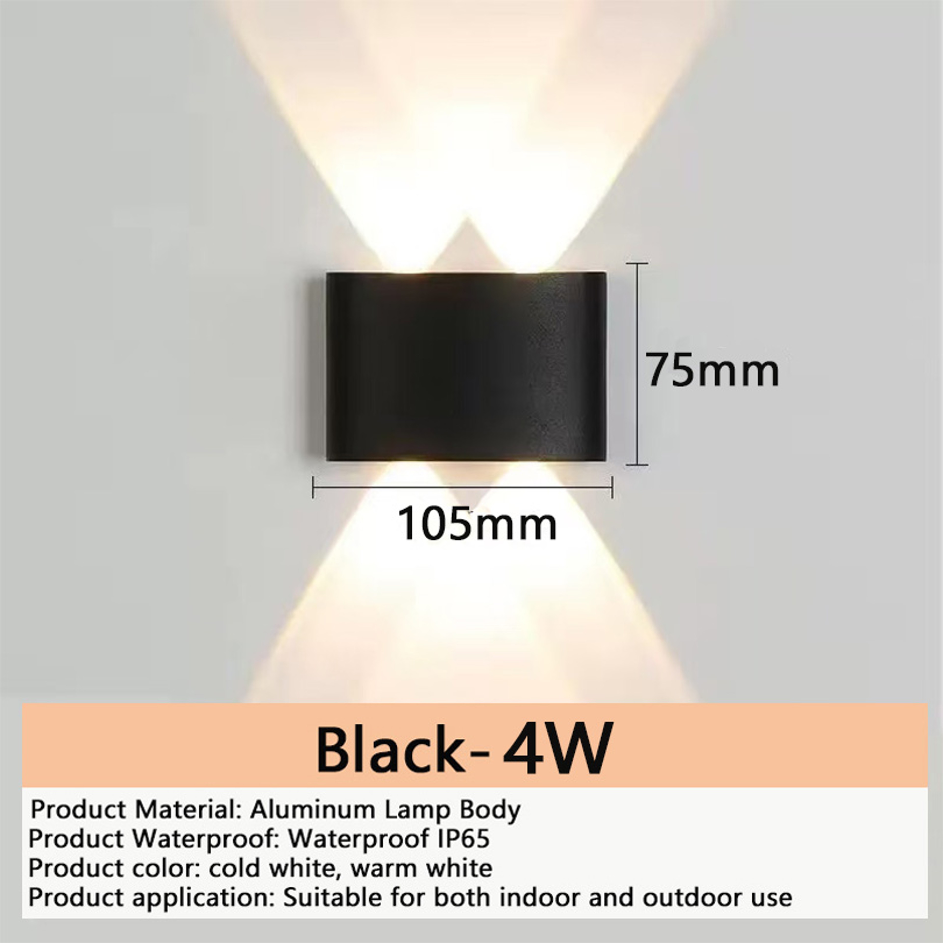 Interior Wall Light for Bedroom Living Room, Outdoor Garden Lights – view 7
