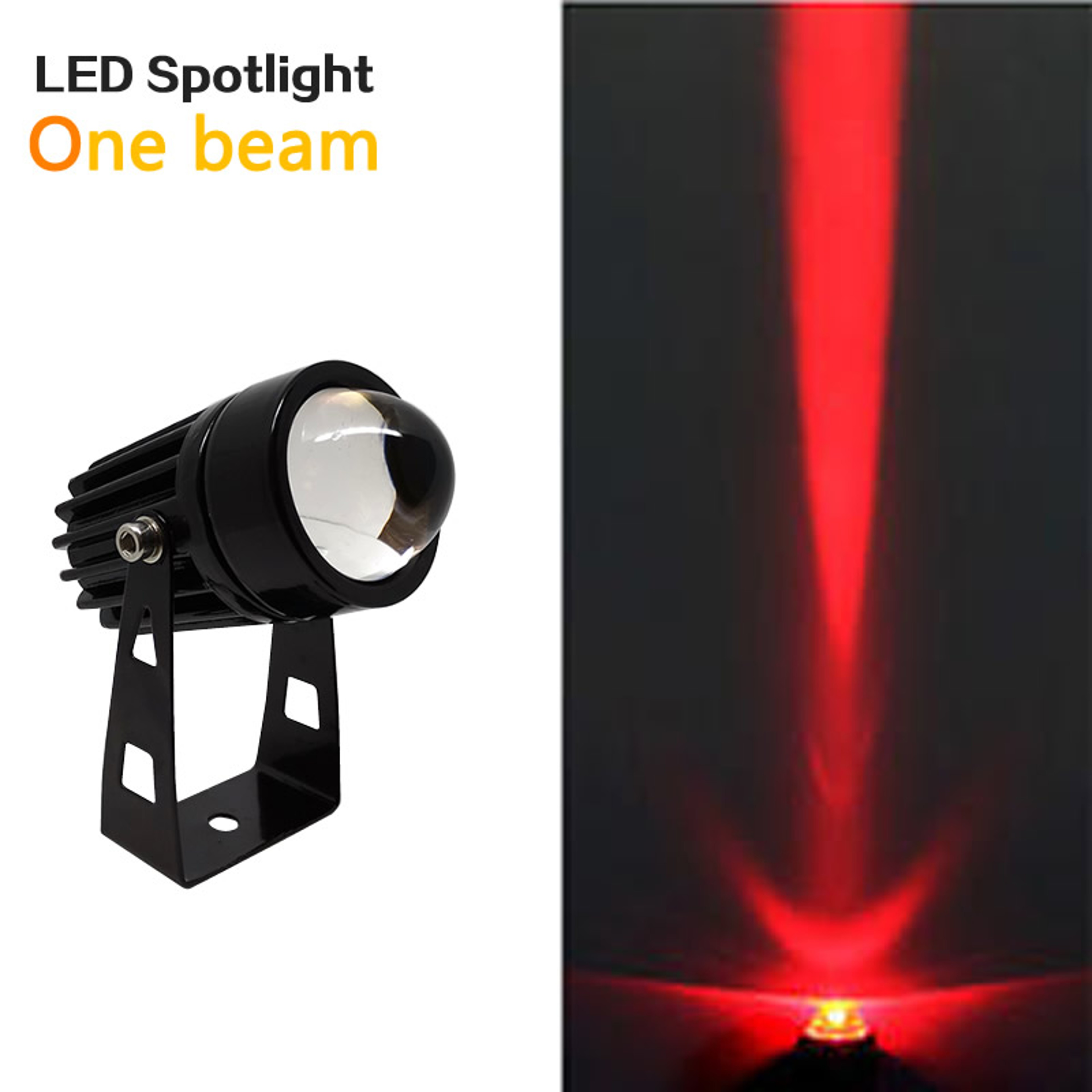 RGB Landscape Lighting, Waterproof One Beam Light, Red Green Blue Wall Light – view 6