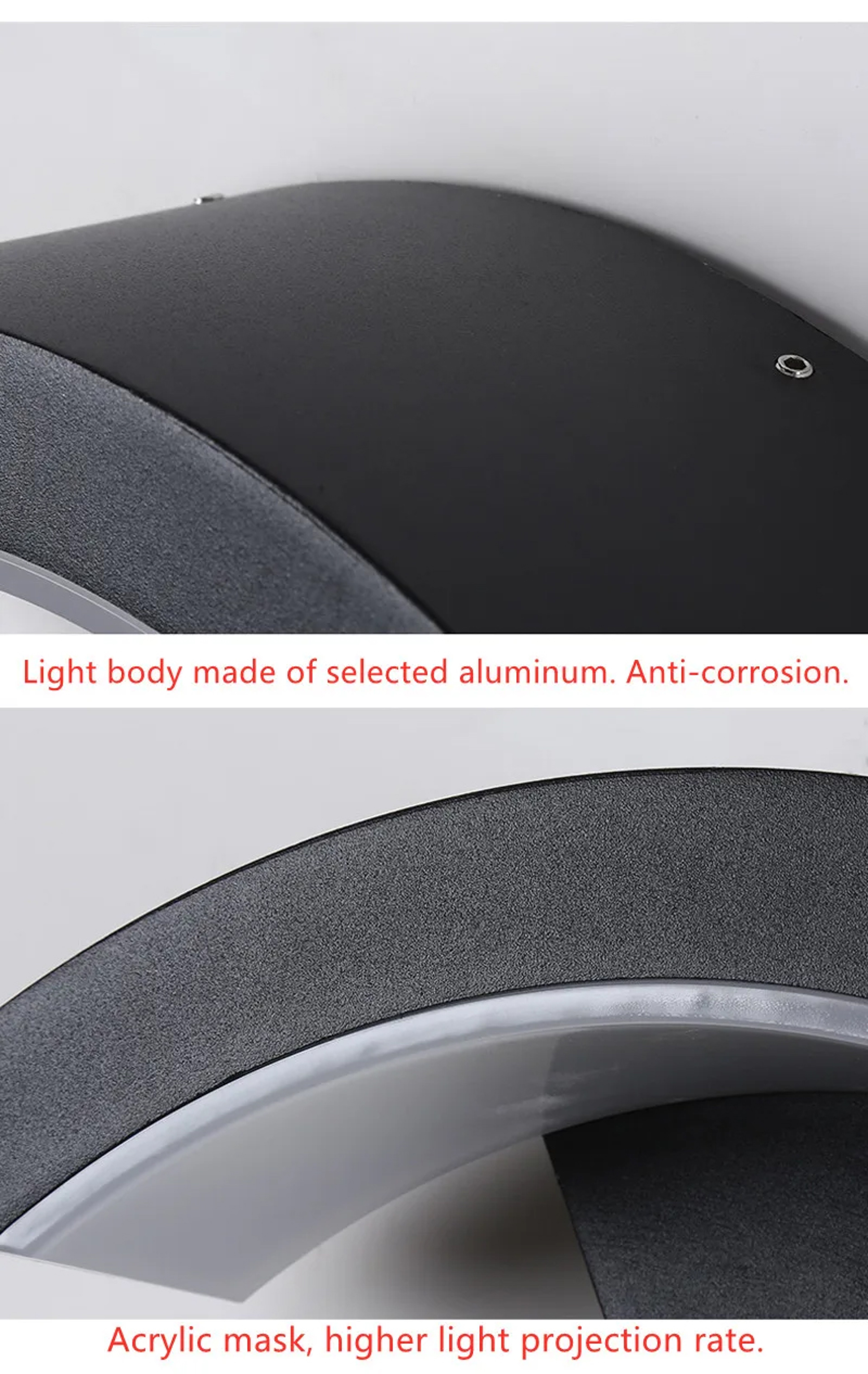 Outdoor PIR Motion Sensor Wall Lamp for Porch, Garden, Balcony, Waterproof Landscape Lighting – view 4