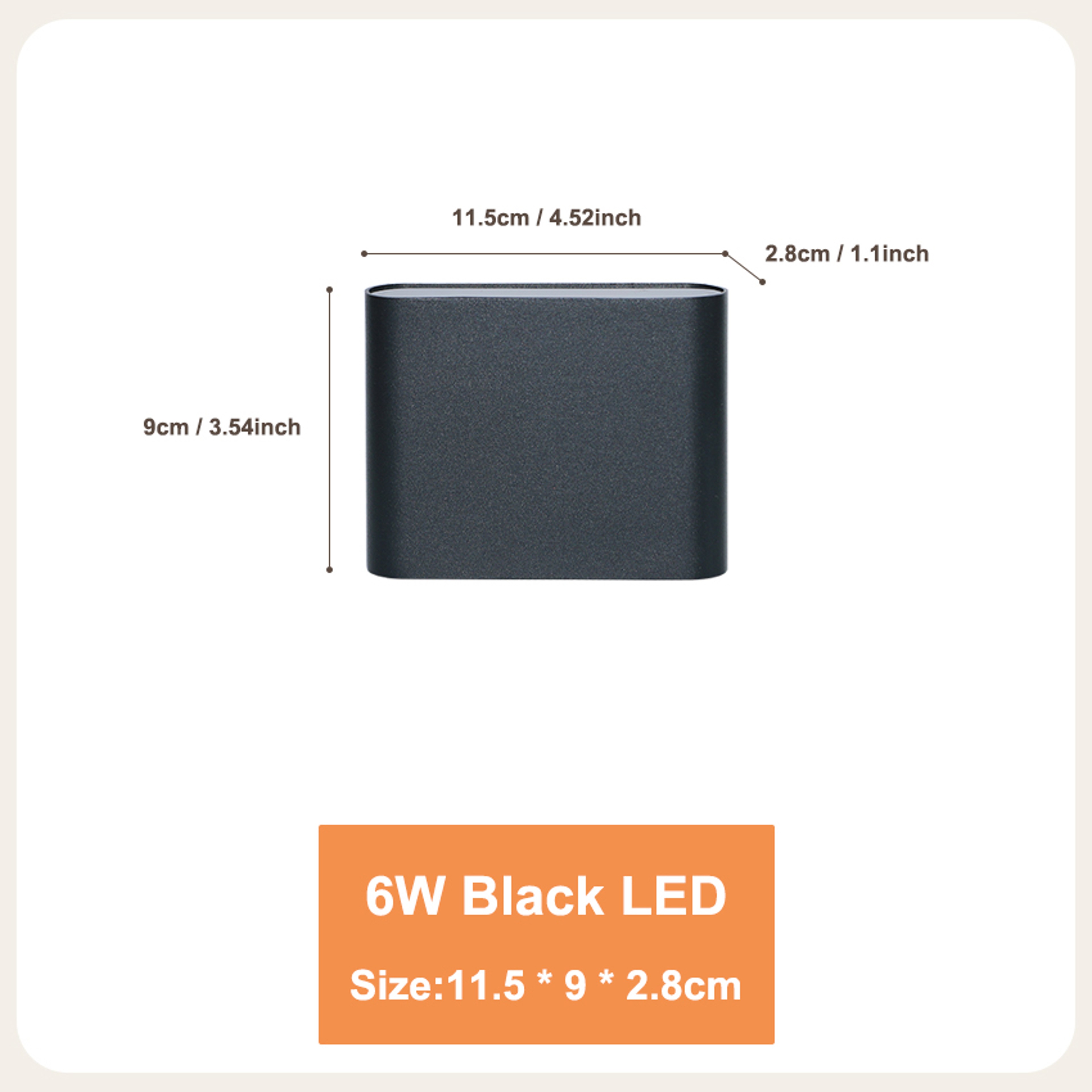Modern Aluminum Waterproof LED Wall Light, Up Down Lighting for Garden, Outdoor, Indoor Patio Decoration – view 11