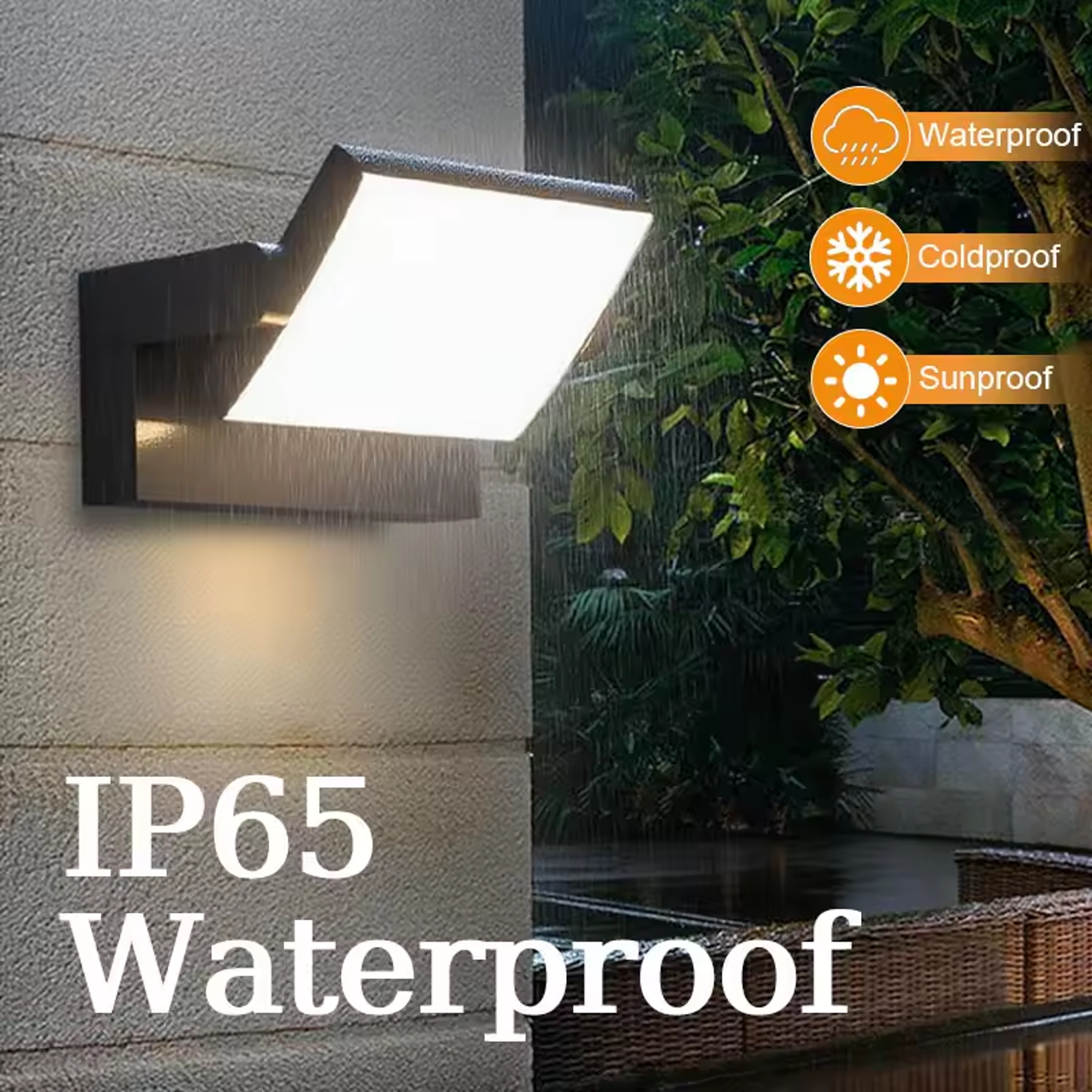 LED Wall Light with Sensor, Waterproof, Ideal for Bedroom, Garden, Corridor, Balcony – view 1